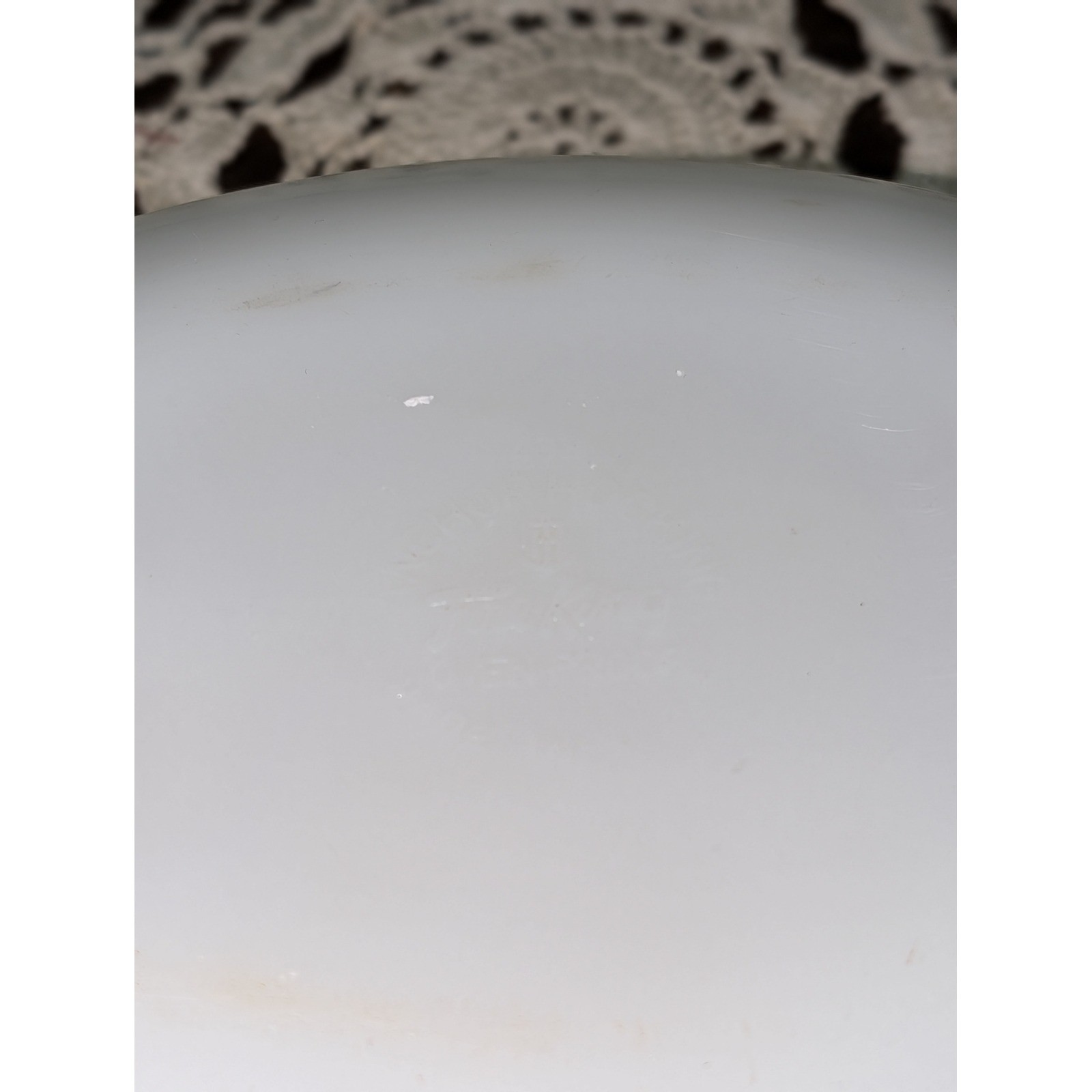 Vintage Anchor Hocking Fire-King Casserole Dish 1.5 QT green Meadows Floral