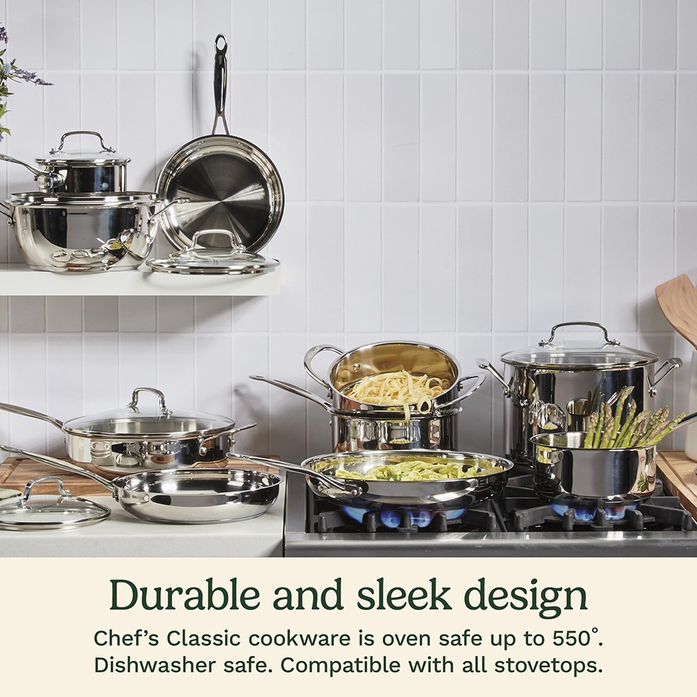 Cuisinart Chef’s Classic Stainless 14″ Stir-Fry Pan