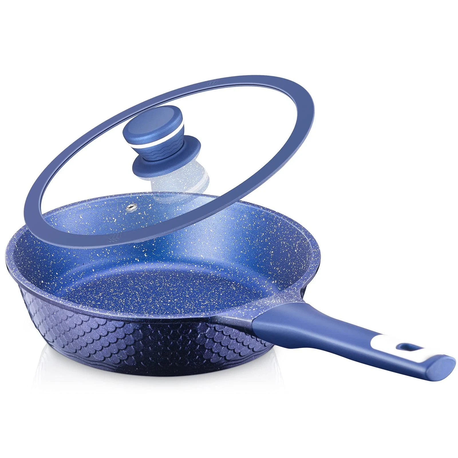 9.5 Inch 2 QT Non-stick Frying Pan with Lid