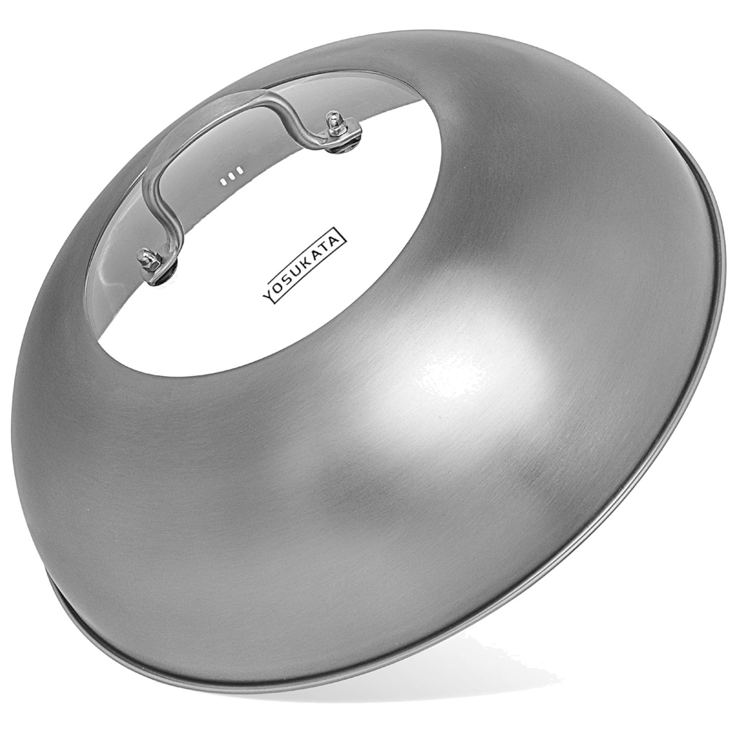 Wok Lid 13.6 Inch – Stainless Cover with T