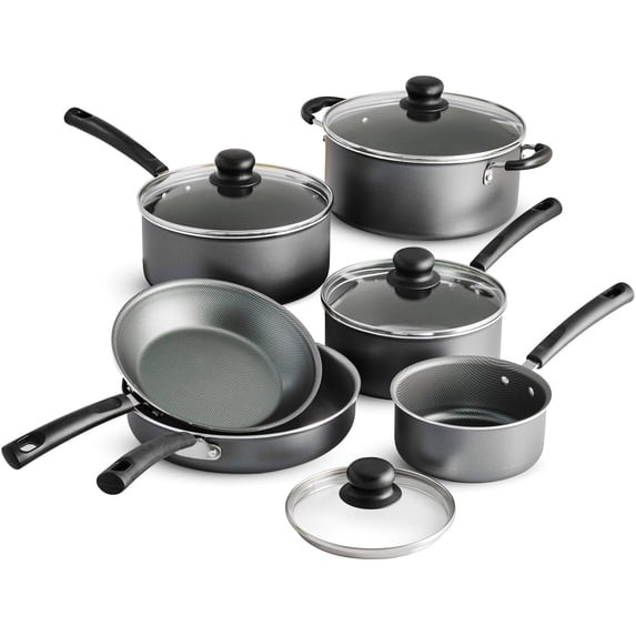 Tramontina Primaware Non-stick Cookware Set, 10 Piece, Gray, #80119/542