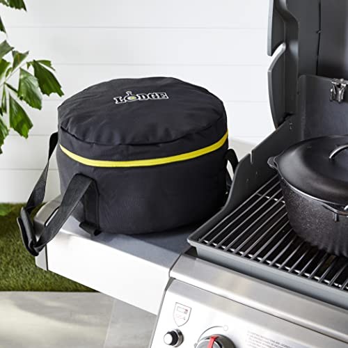 Lodge Black Camp Dutch Oven Tote Bag – Durable Camp Dutch Oven Bag Handles – 12