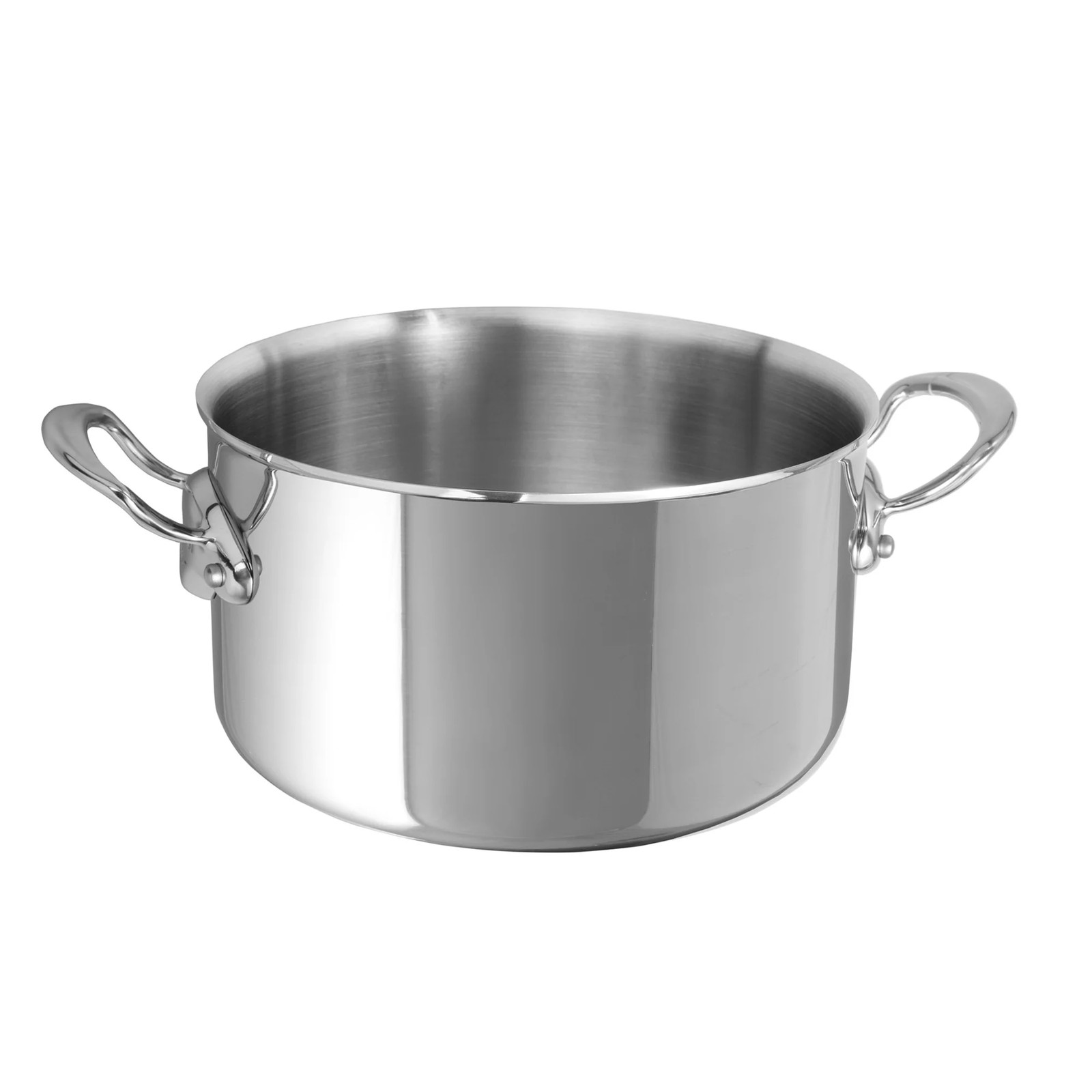 Mauviel M’COOK 5-Ply Stewpan, Cast Stainless Steel Handles, 6.2-Qt