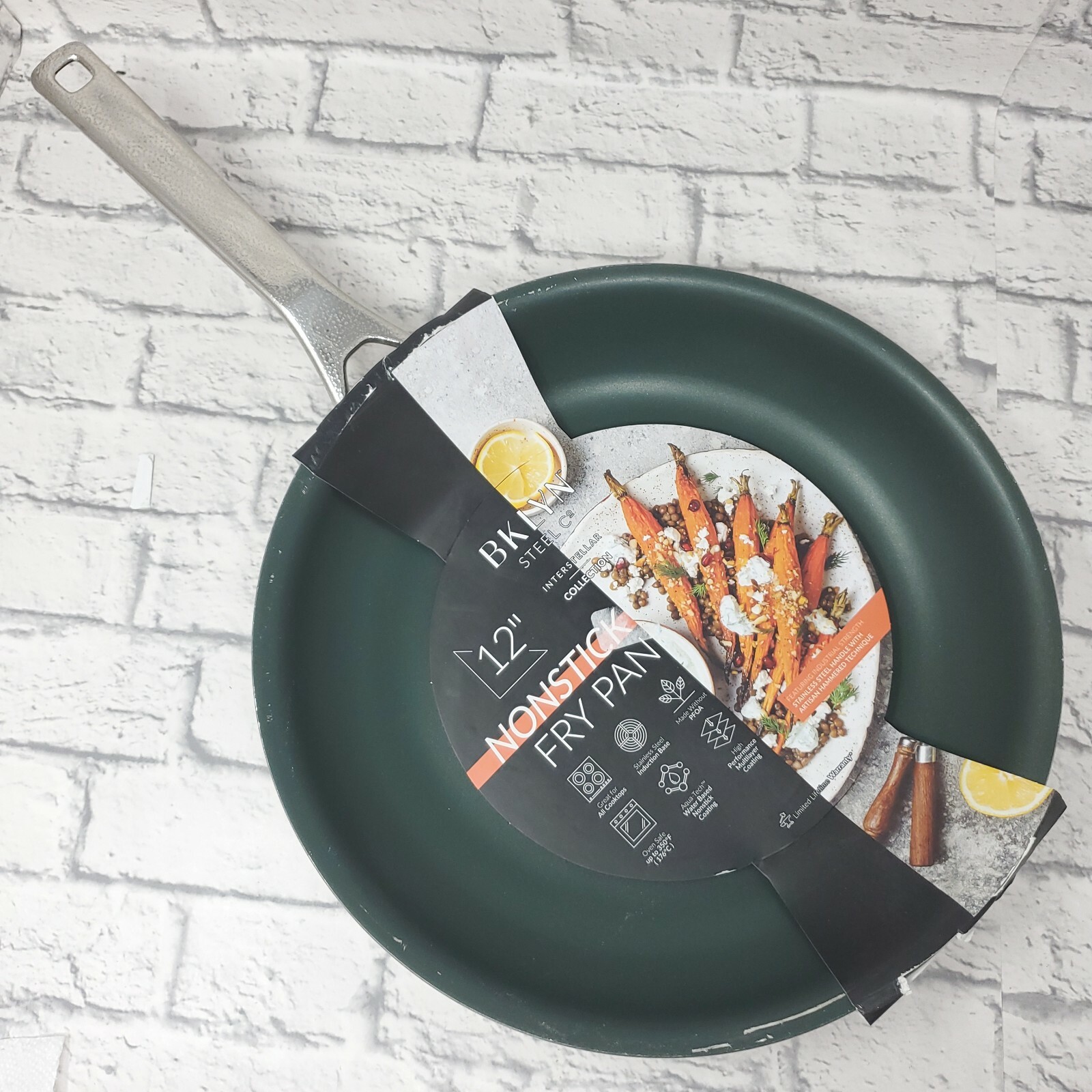 Brooklyn Steel Co. Interstellar Flared Sparkle Cookware Aluminum Fry Pan 12″