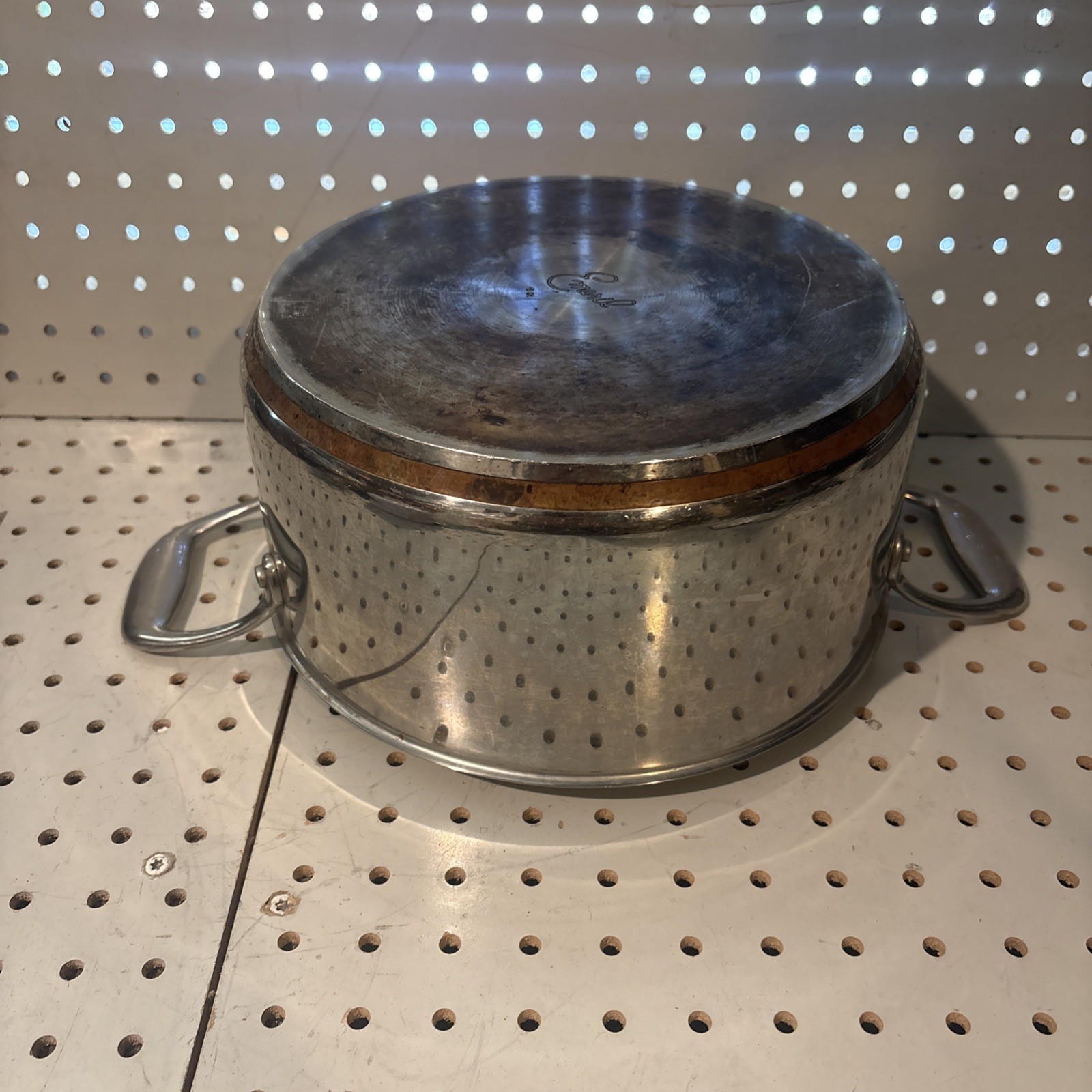 Emeril 6 Qt Quart Stock Pot Copper Core Stainless Steel No Lid
