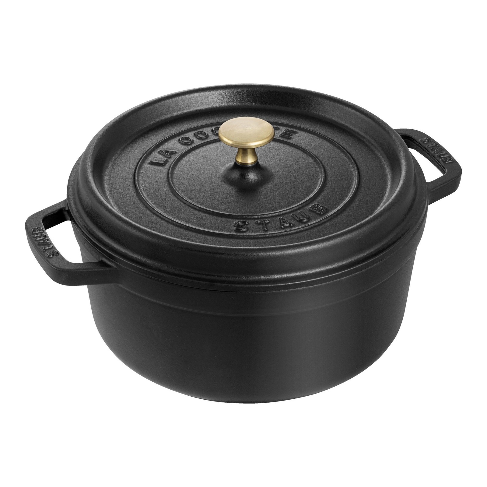 2.75 qt, Round, Dutch Oven – Color Black Matte