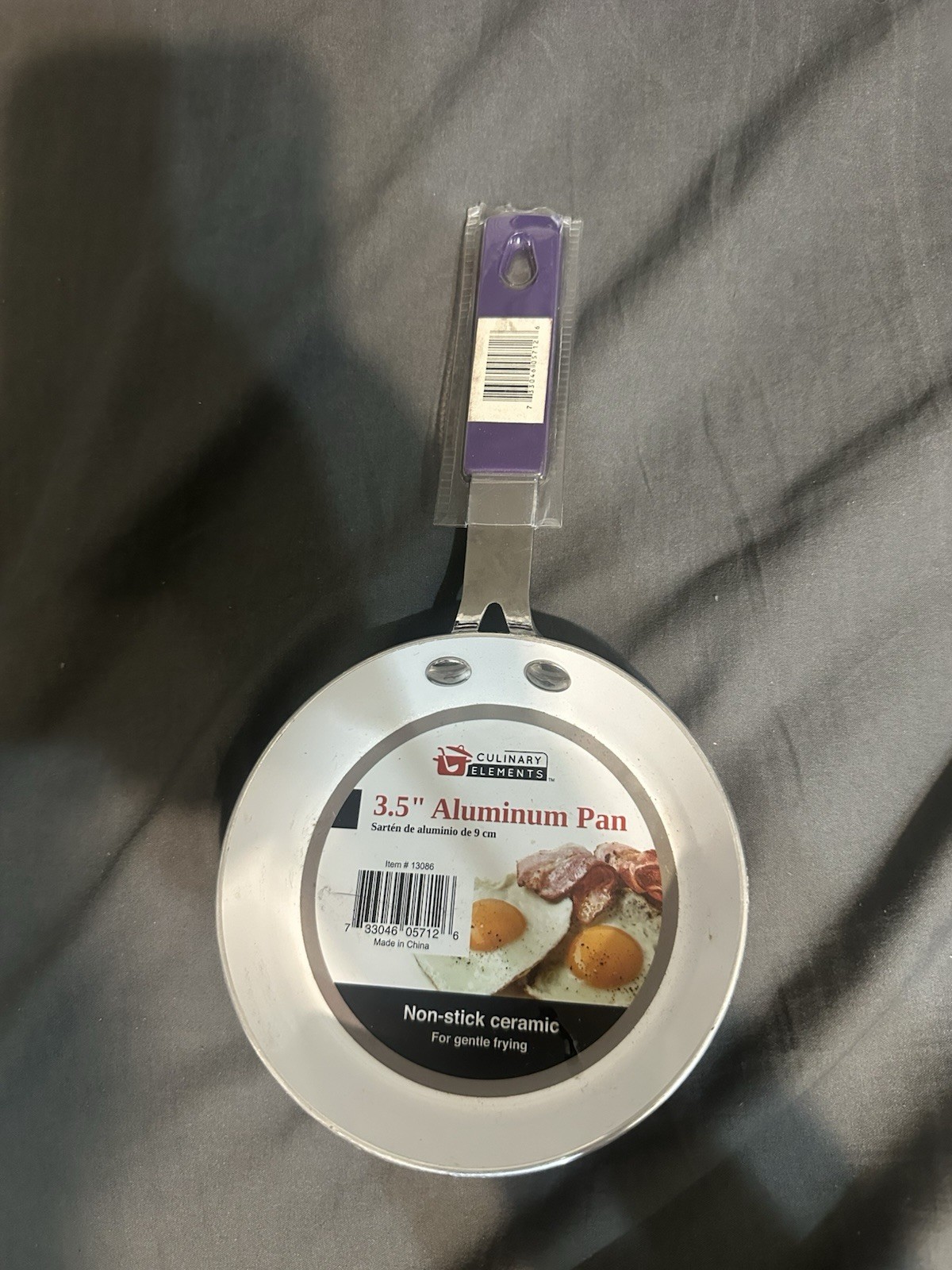Fast Heating 3.5″ Aluminum Egg Pan – Small Servings Quick Meals College Dorm