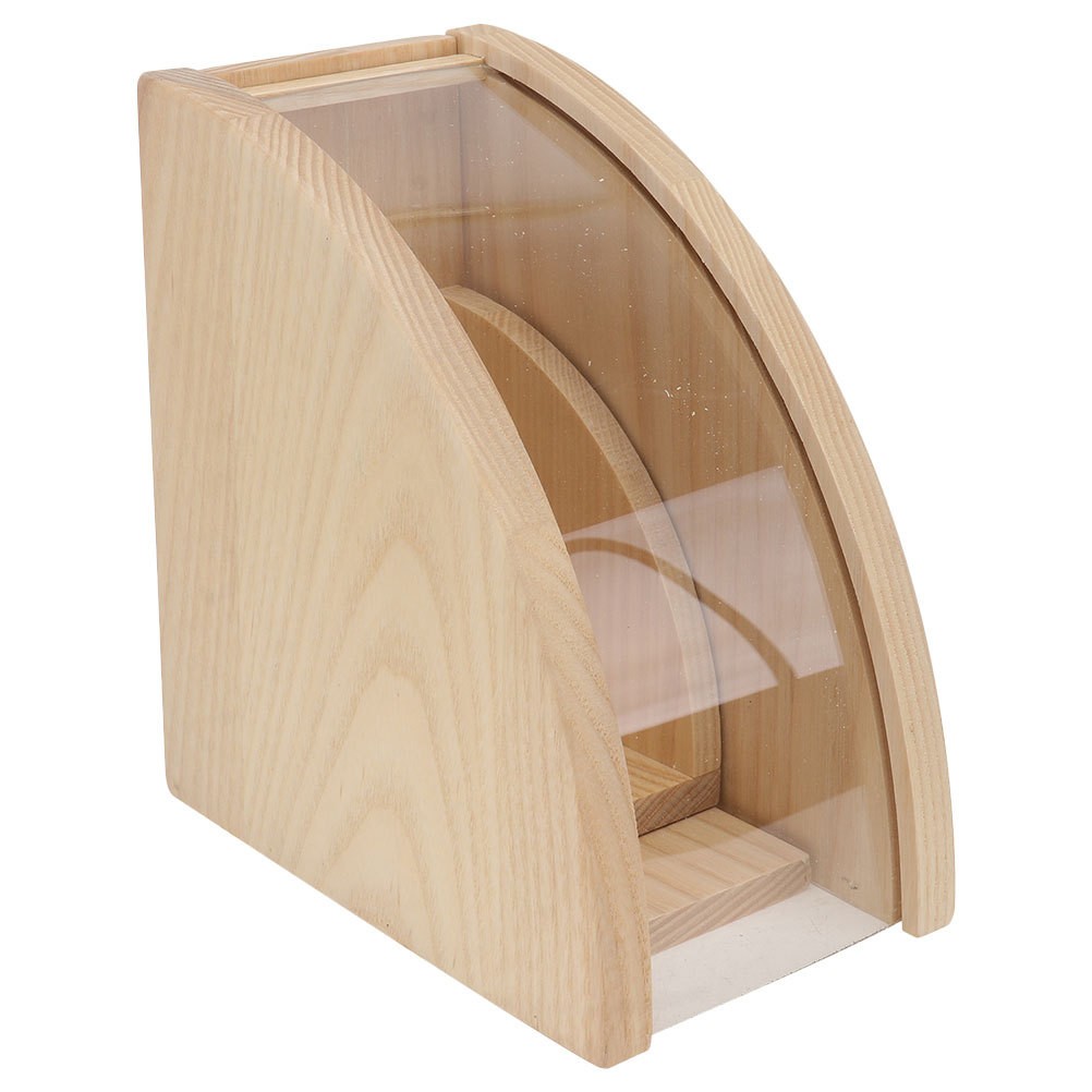 Coffee Filter Storage Holder in Khaki for Home Use with Neat Paper Organization