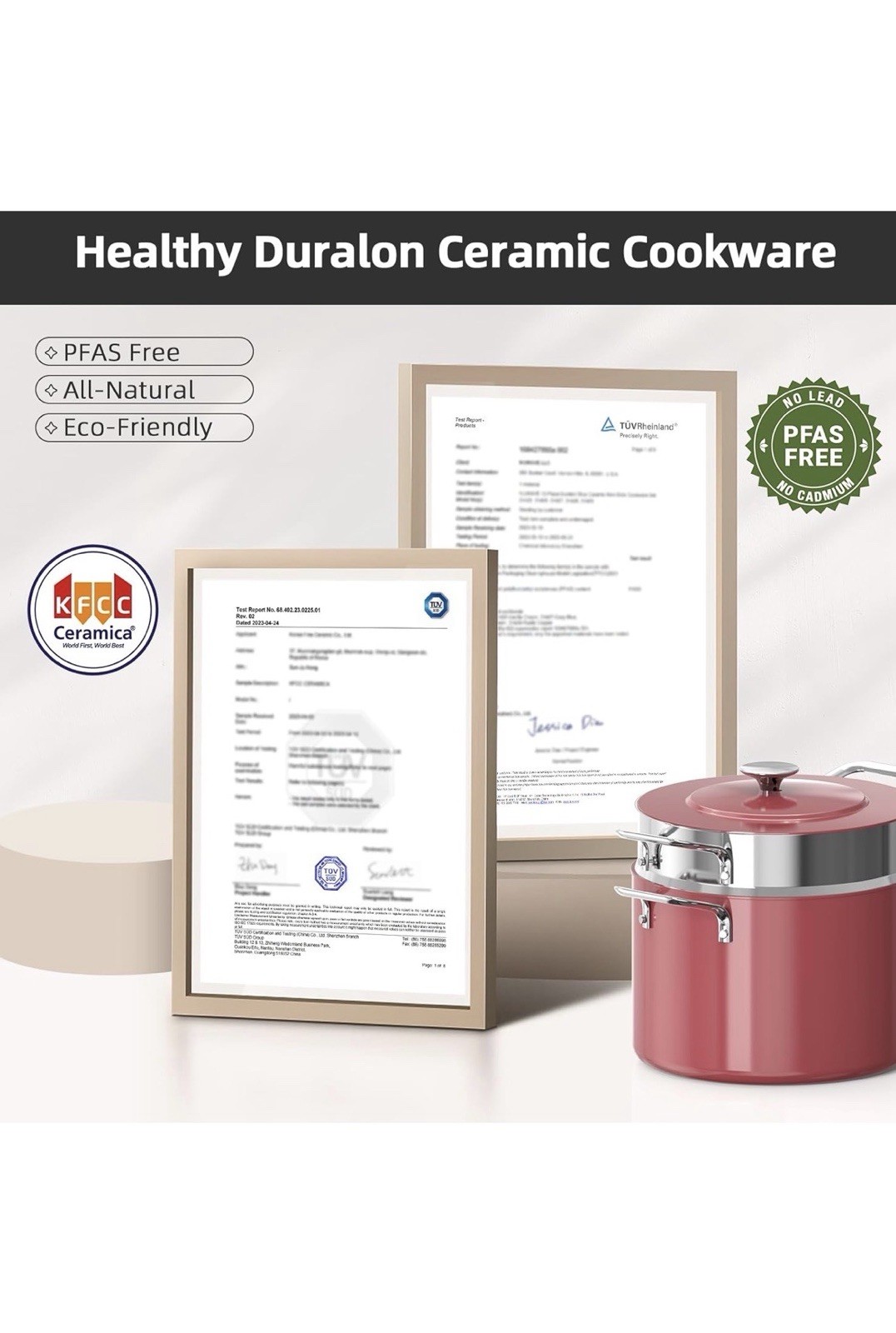 Nuwave Lux 13pc Cookware Set Forged Induction Ceramic NonStick Cinnamons Color