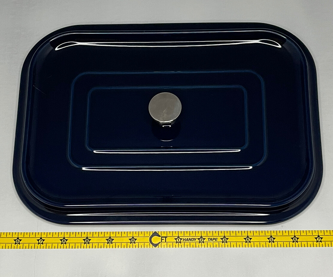 Servappetit Cobalt Blue Stoneware LID ONLY Fits 9.5 x 13.5 New READ!