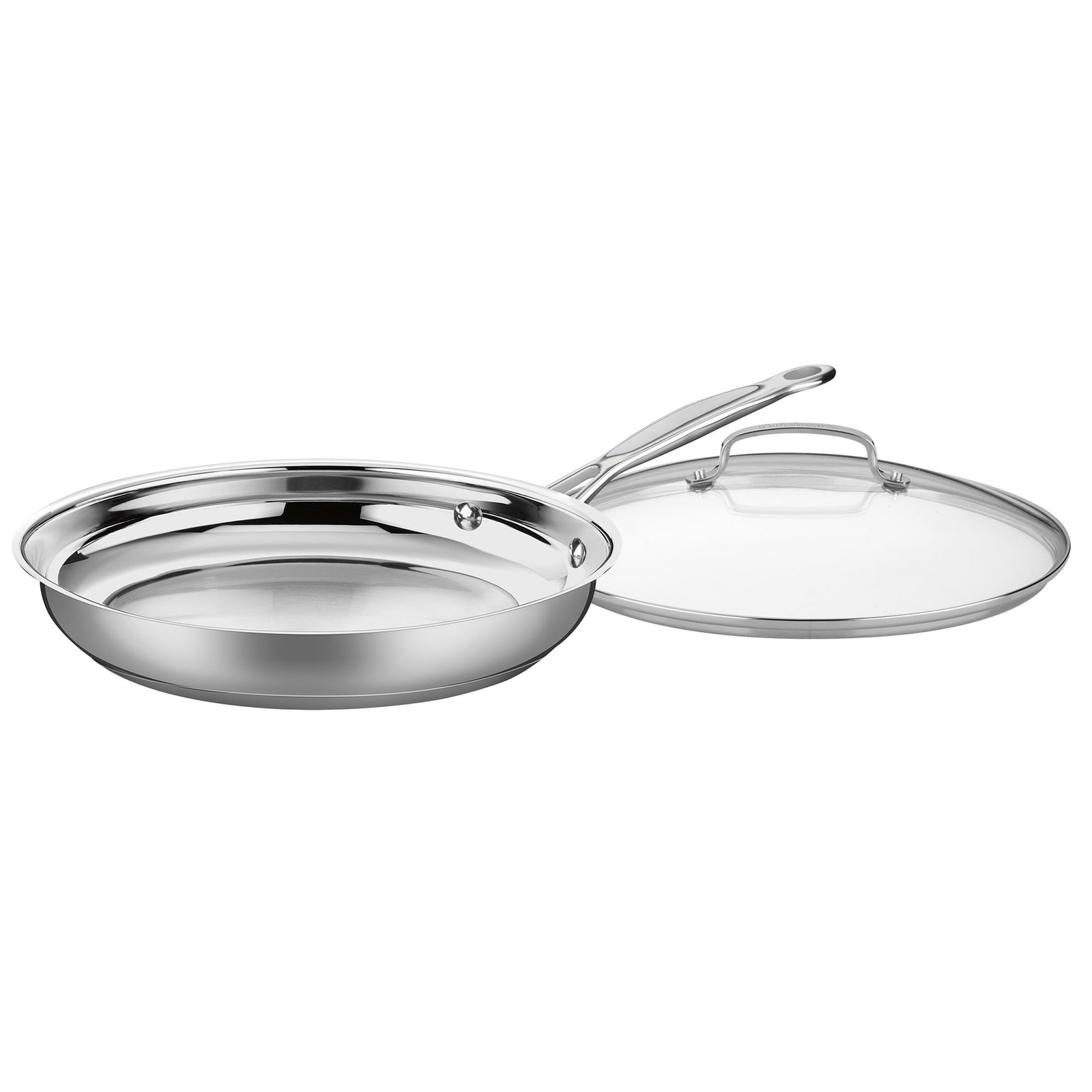 Cuisinart Chef’s Classic Stainless 12″ Skillet with Cover, 722-30GP1