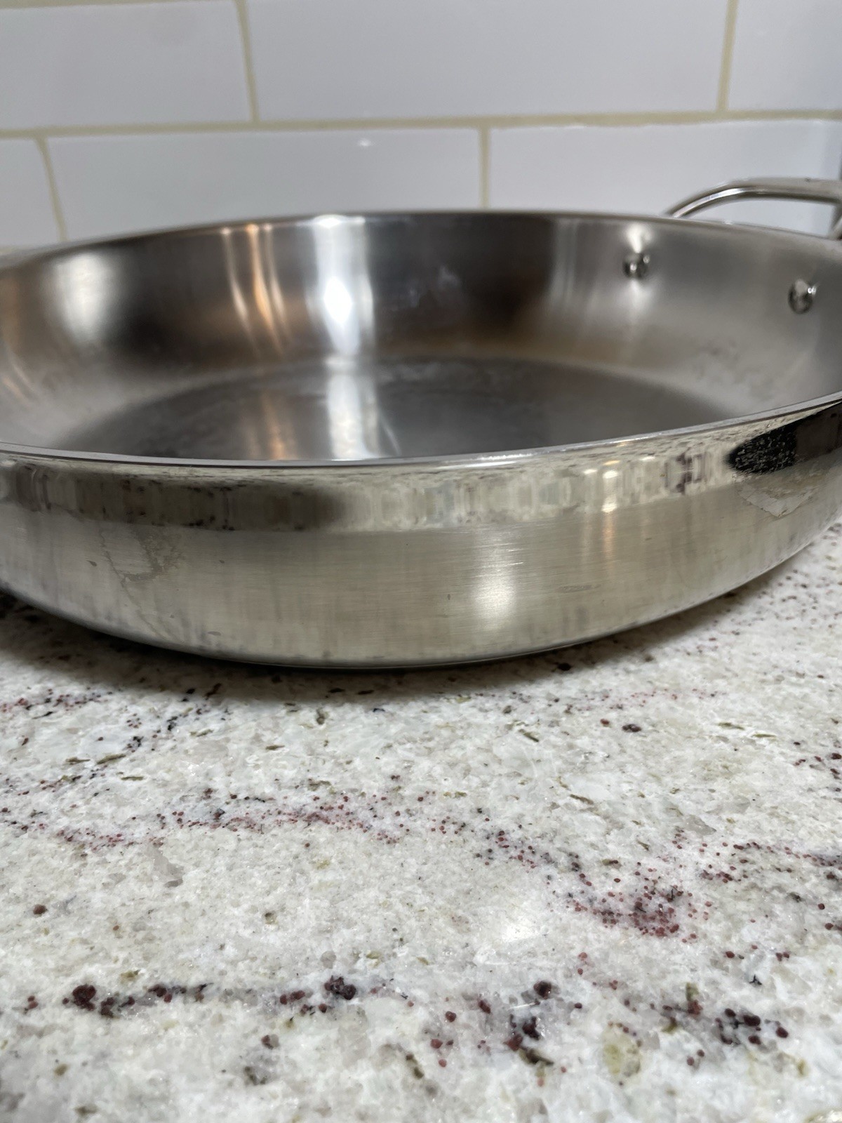 Swiss Diamond Stainless Premium Steel Chef’s Fry Pan With Lid 13 inches