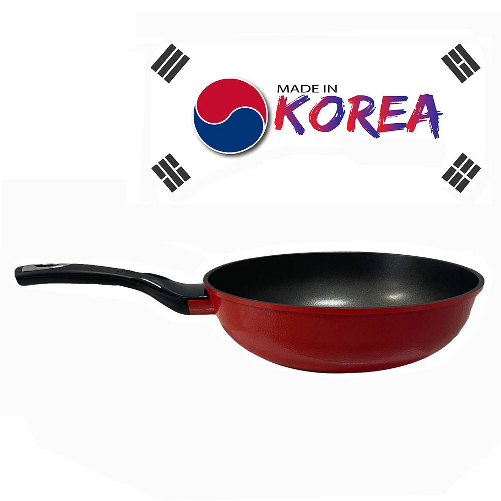 13-1/2” (34cm) 3D Diamond Coating Nonstick Wok Cookware