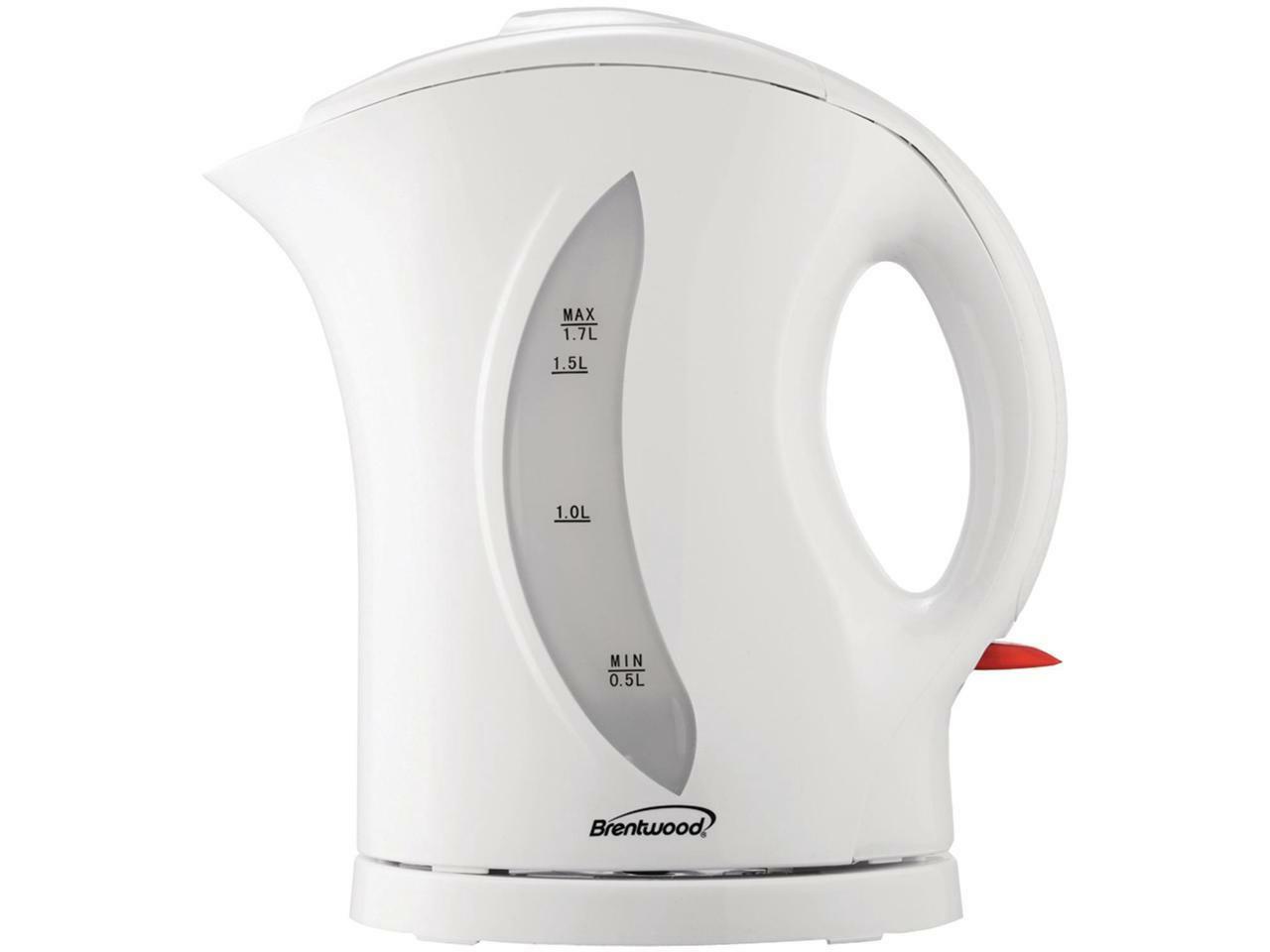 Brentwood Appliances 1.7L Cordless Plastic Tea Kettle KT-1617