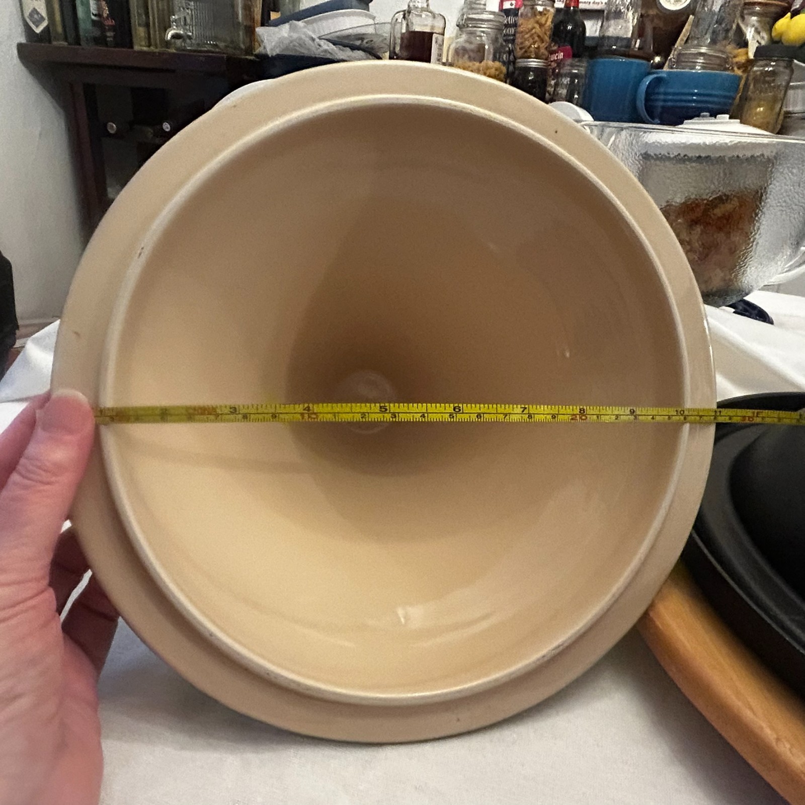 RETIRED Le Creuset Tagine #27 1.5 QT Kiwi cast iron, glazed stoneware