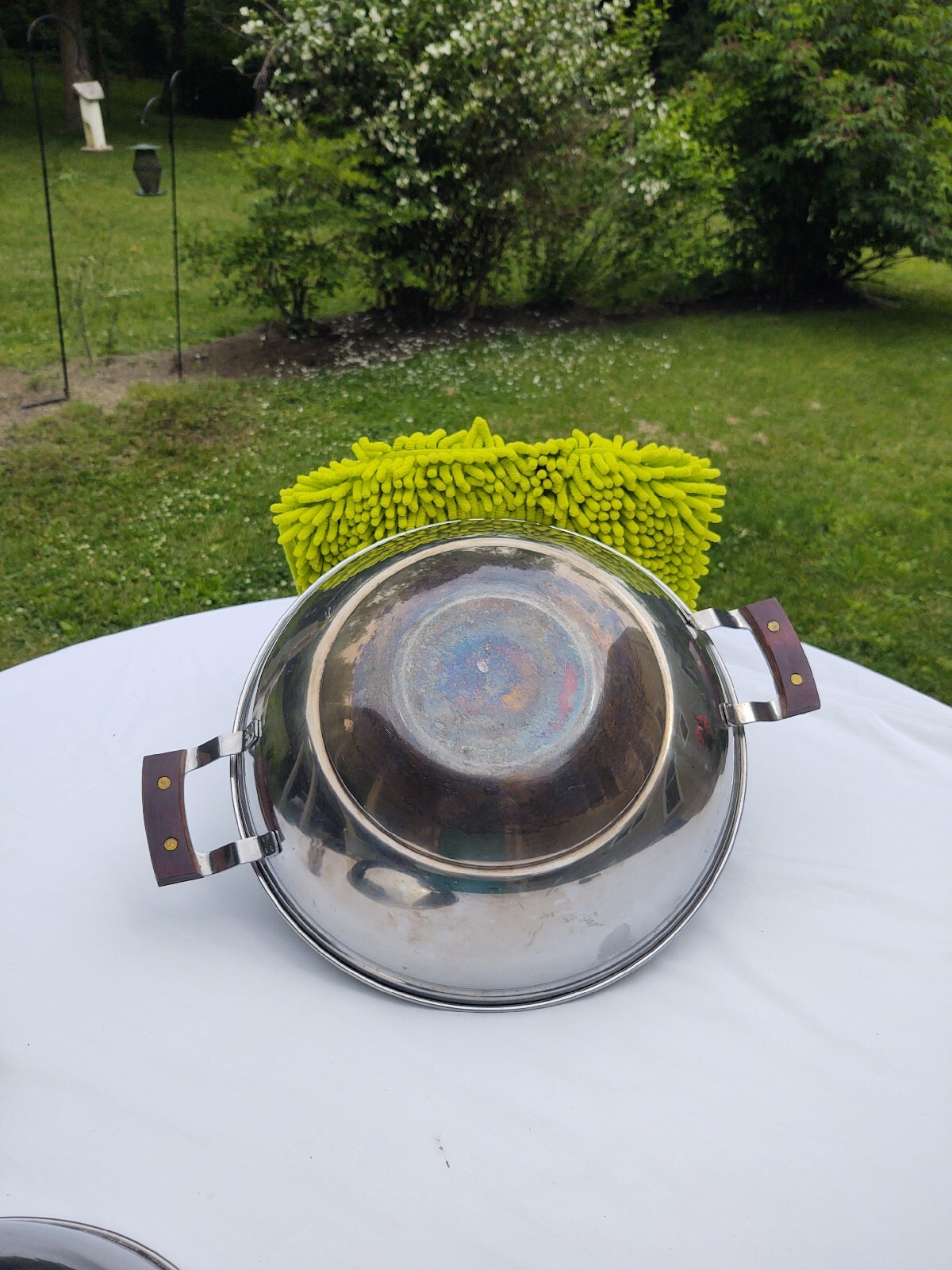 Stainless Wok With Handles And Lid