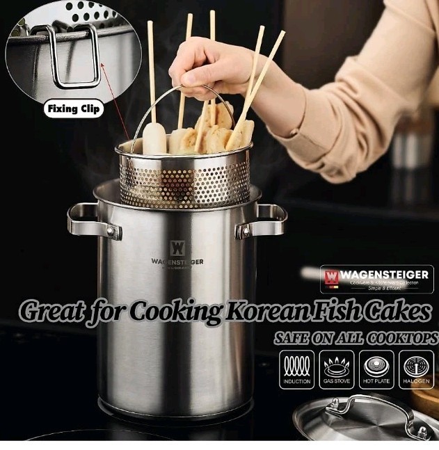 WAGENSTEIGER Premium Stainless Steel Asparagus Steamer Pot or Spaghetti Pasta St