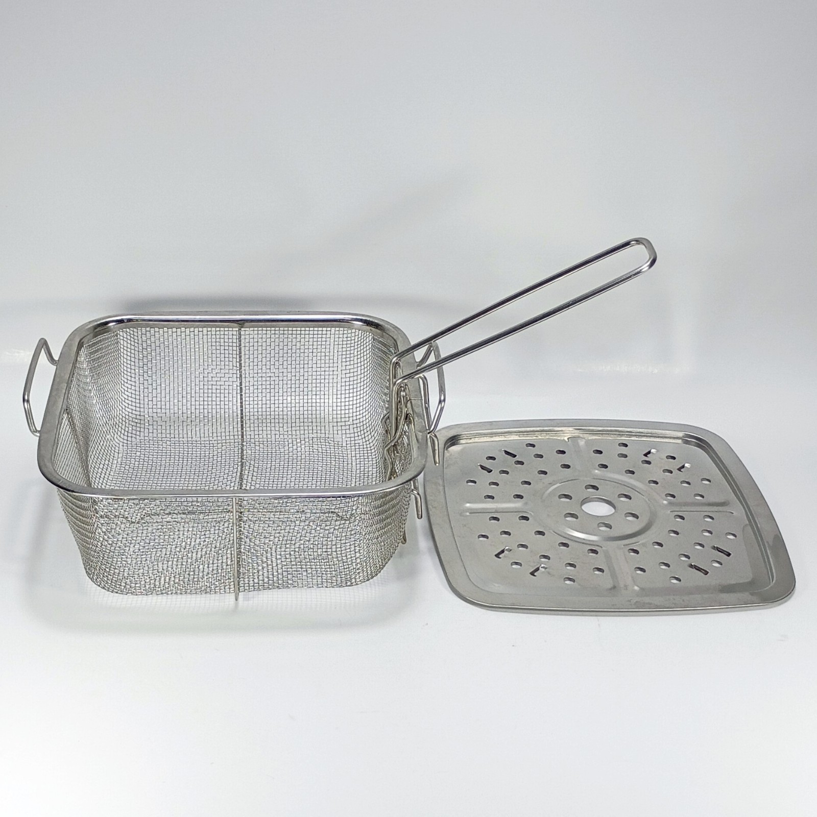 Copper Chef Deep Fry Basket And Steam Plate For 9 Inch Square Deep Skillet