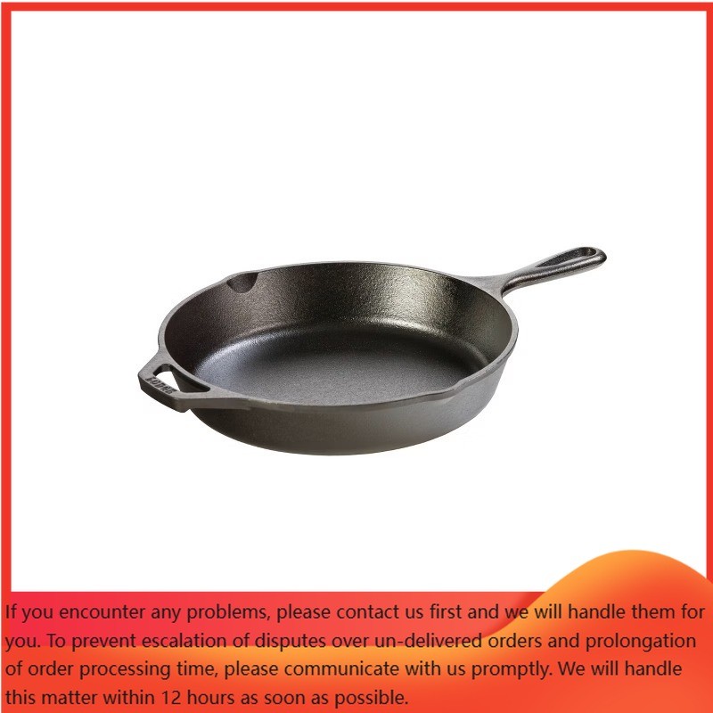 10.25″ Cast Iron Skillet: Preseasoned, Tarnish & Heat-Resistant, Gas & Electric