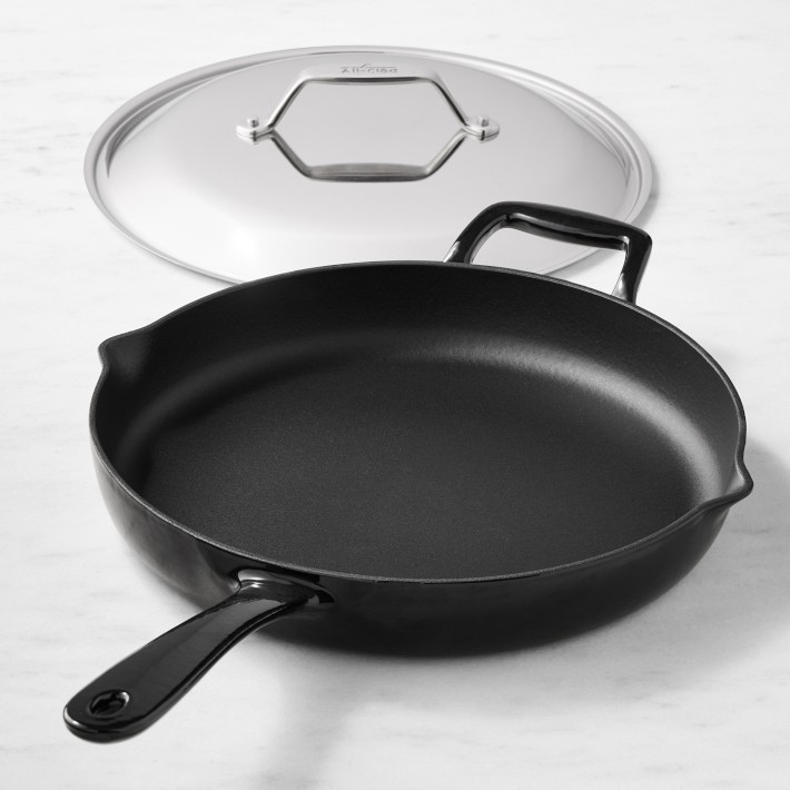 All-Clad Enameled Cast Iron Skillet, 12″-Williams Sonoma|38195
