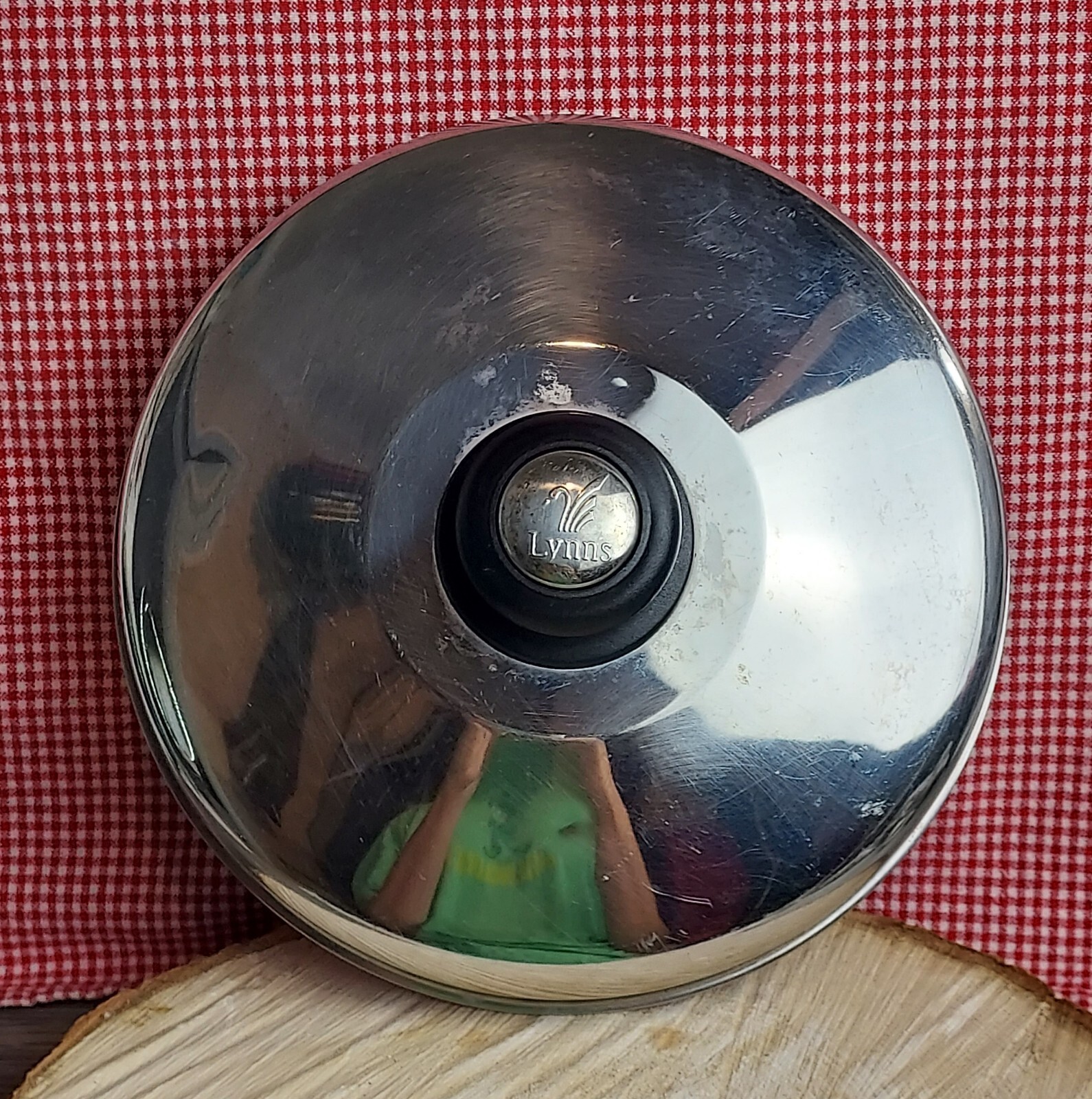 Vintage Lynns Cookware Replacement Lid 9.75” Stainless Steel Domed, LID ONLY