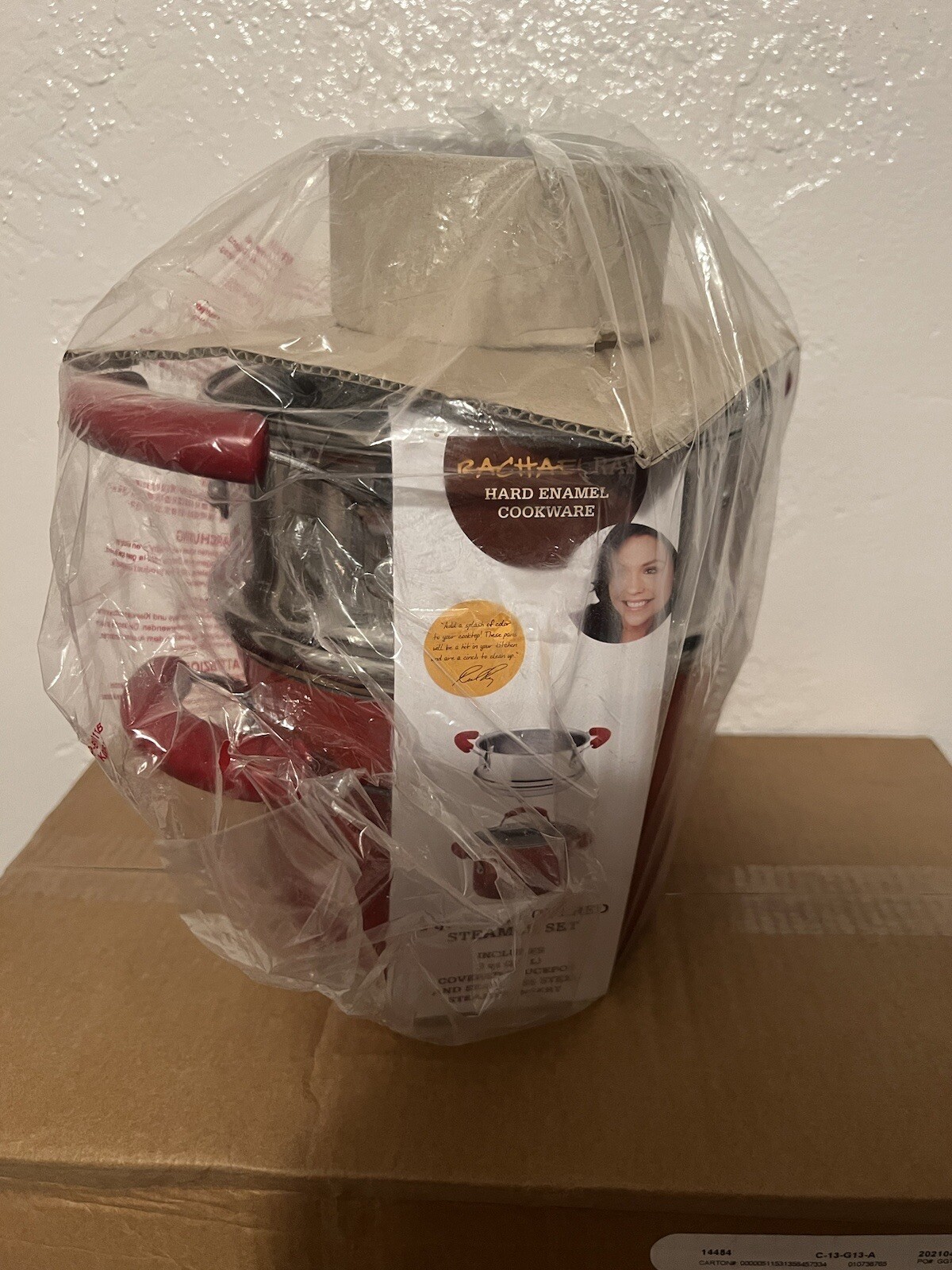 Rachael Ray Cucina Hard Porcelain Enamel Nonstick Multi-Pot / Steamer Set – 3 Qt