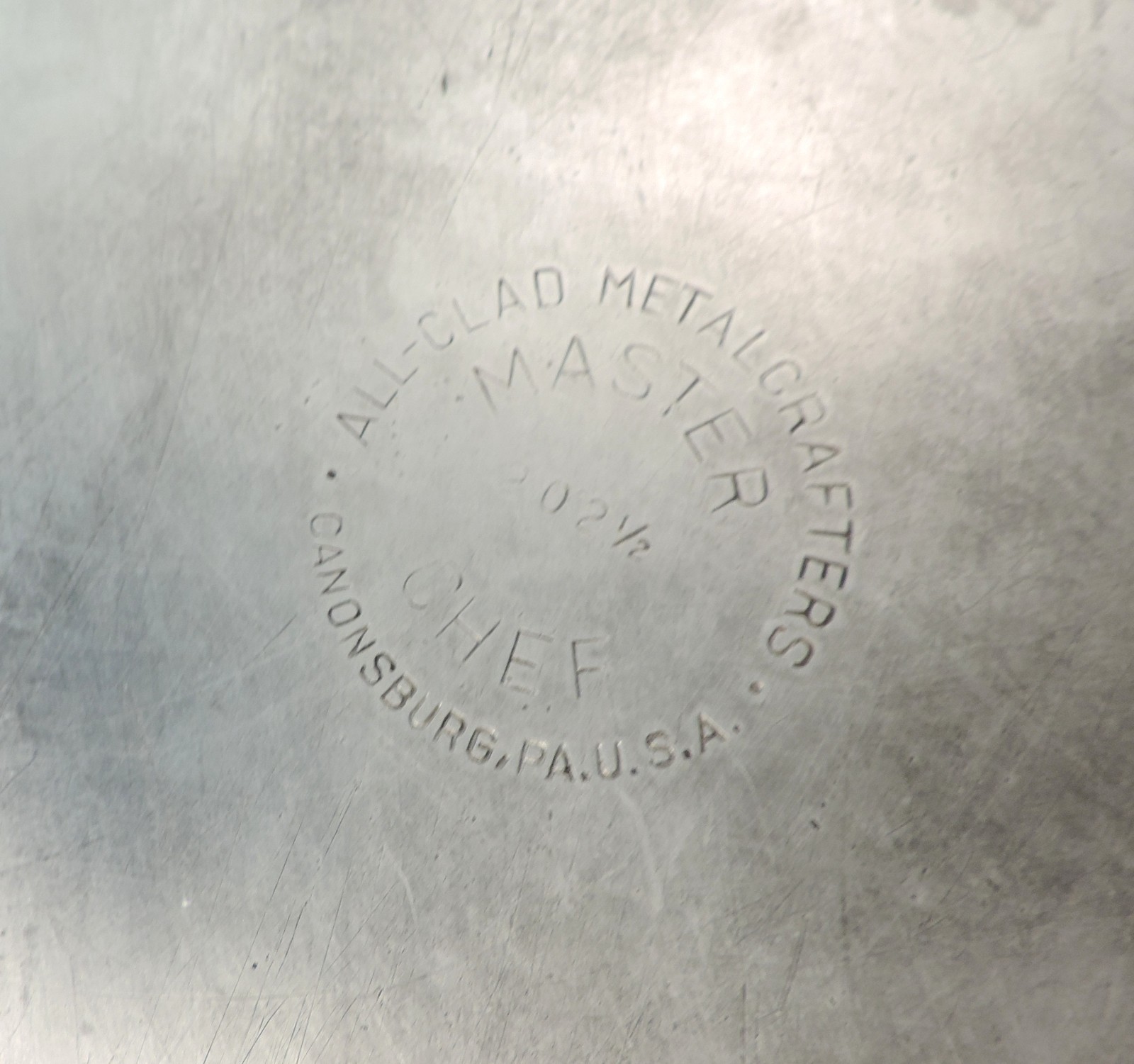 ALL-CLAD MASTER CHEF 2 1/2 QT SAUTE PAN (SAUCE PAN) (NO LID)