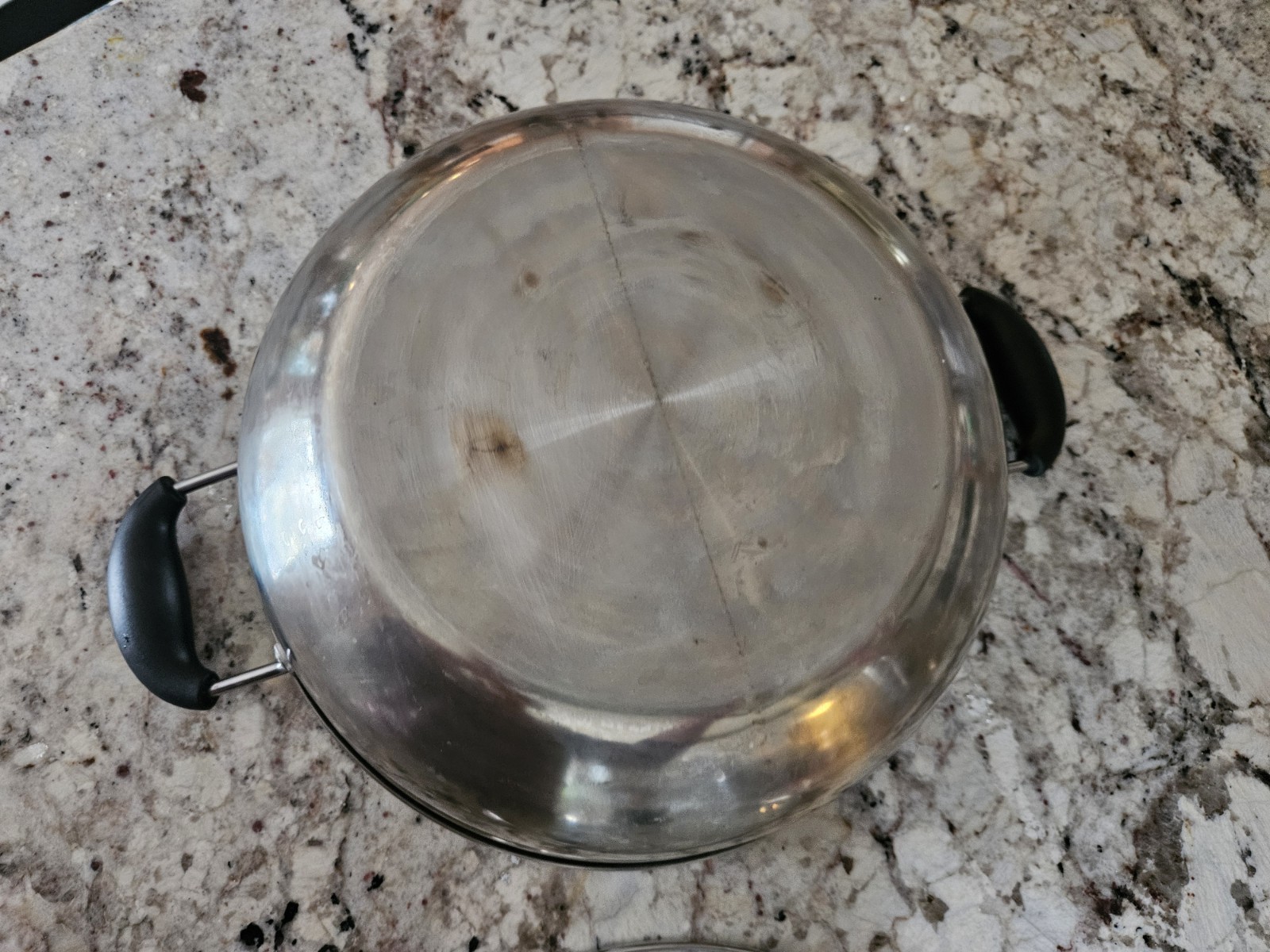 Divided Stainless Steel Pan 11.5 Inches