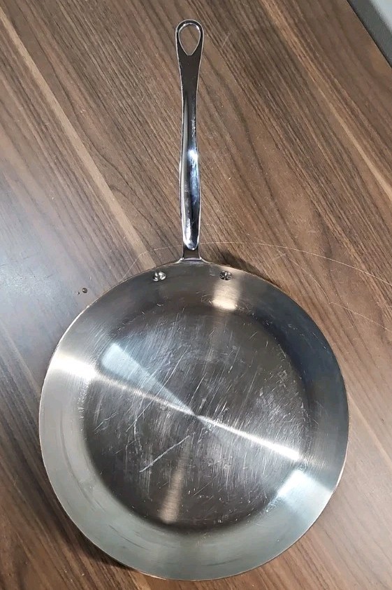 Mauviel 1830 Tri-Ply M’3S Copper 12″ Fry Pan Scuffed