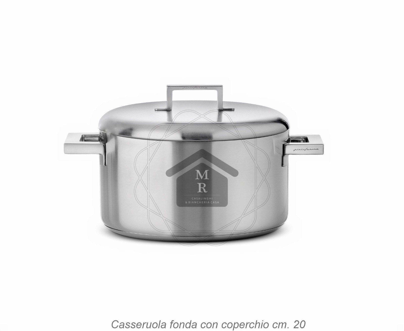 Pots 16 pcs Pininfarina style stainless steel 18/10 Mepra design Made in Italy