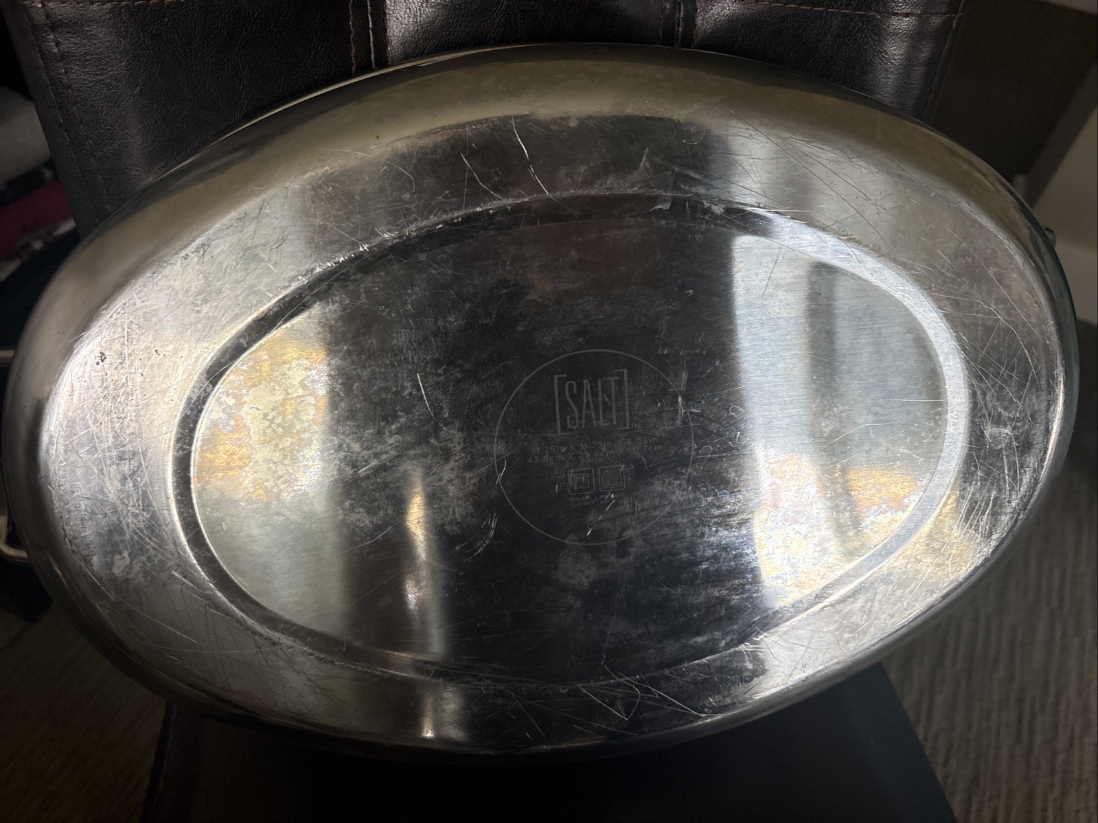 Turkey Roaster With rack 18” Stainless Steel High Dome Vented Lid