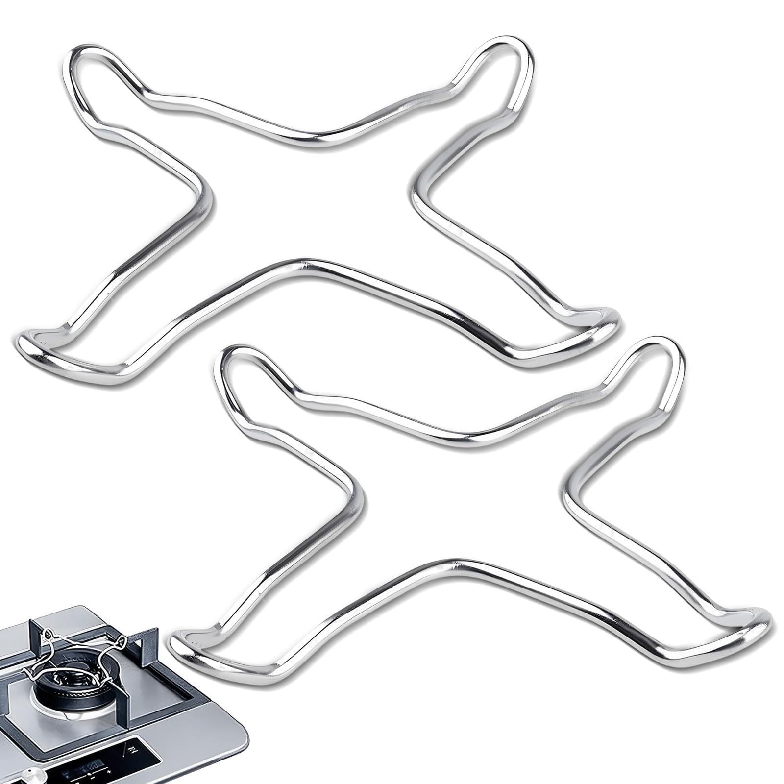 Stainless Steel Gas Ring Reducer & Heat Diffuser for Stovetop Kitchen Use