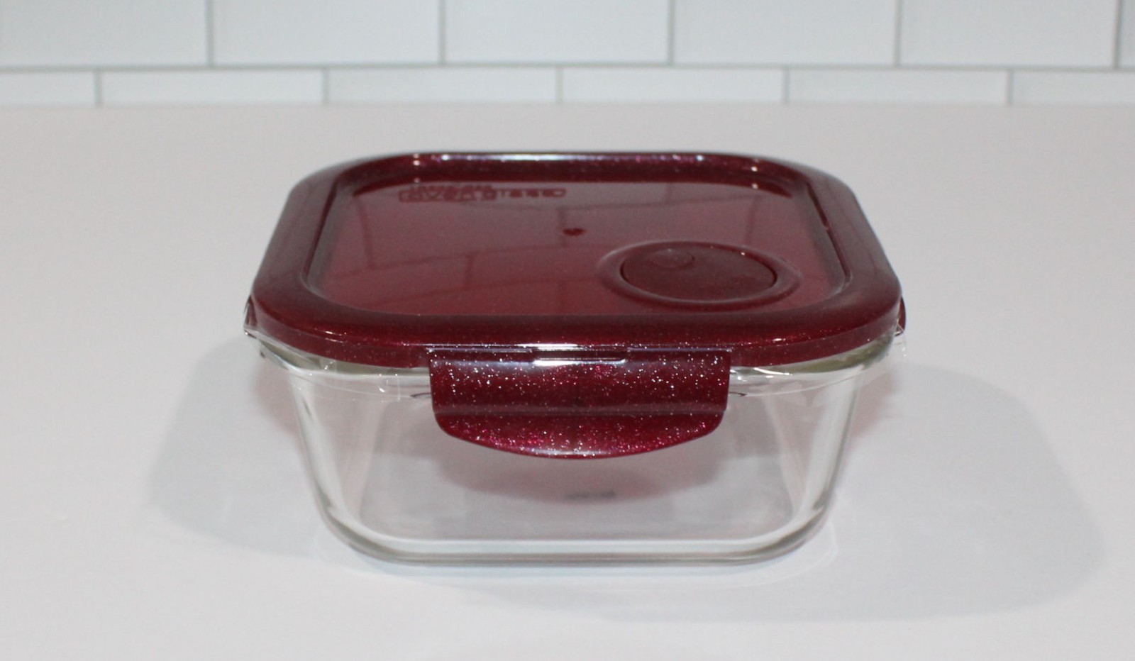 Lock & Lock Oven Glass 6″x6″x2″ Glass Dish with Vented Lid New