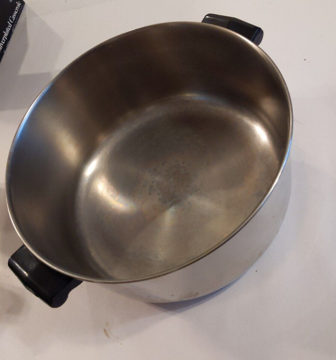 FARBERWARE 6 quart POT pan NO Lid aluminum clad stainless steel
