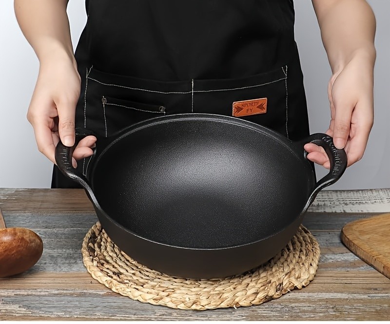 1/2pcs Versatile Pre-Seasoned Cast Iron