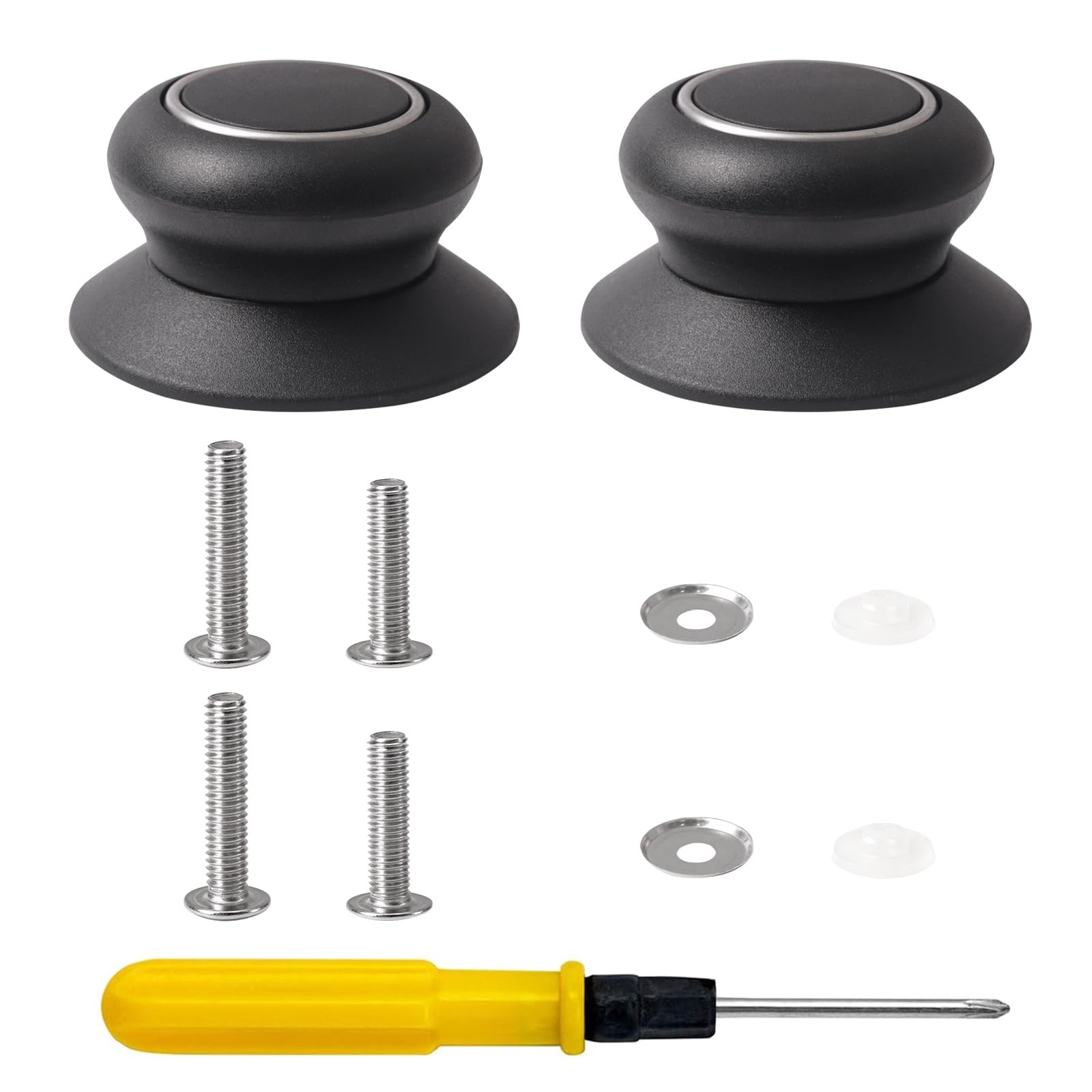 2 PCS Universal Pot Lid Top Replacement Knob Heat Resistant Pan Handles