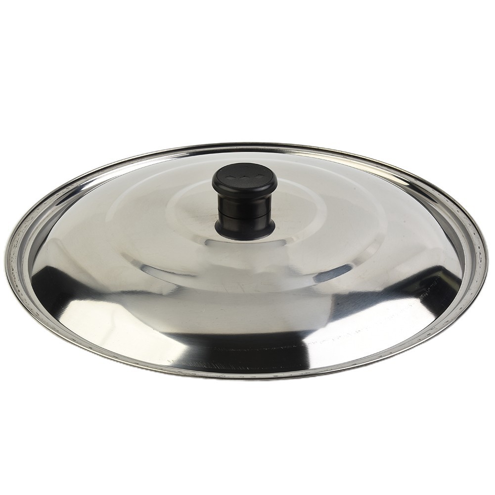 Stainless Steel Lid Round 32/34/36/38/40cm Kitchen Cooking Acceessories