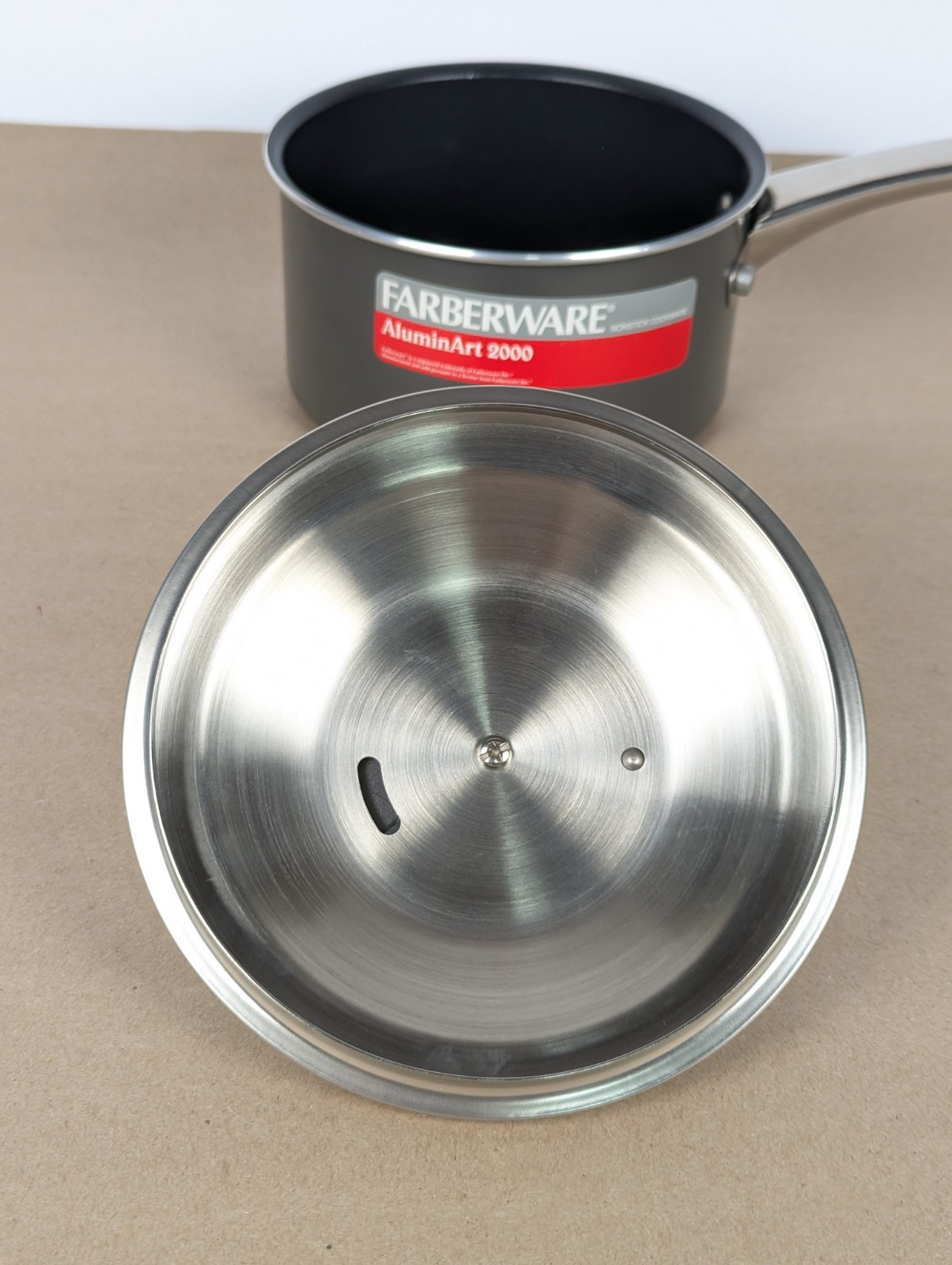 NEW Farberware AluminArt 2000 Advanced Non-Stick 2 Qt Sauce Pan Cookware Pot