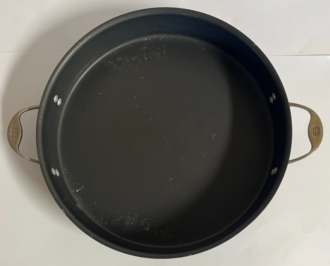 CALPHALON 7 Qt 5007 Premier Hard-Anodized Nonstick Sauteuse 14.5″ PAN w/ Handles