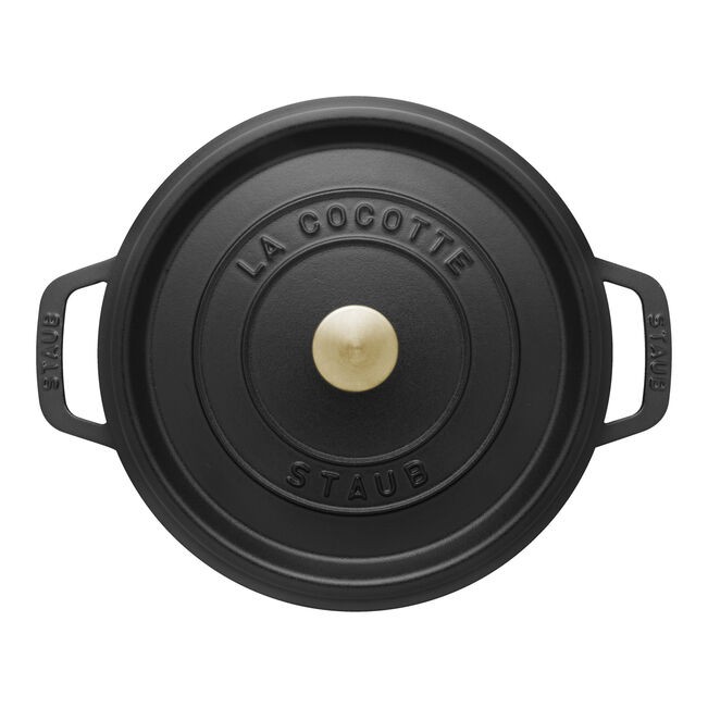 2.75 qt, Round, Dutch Oven – Color Black Matte