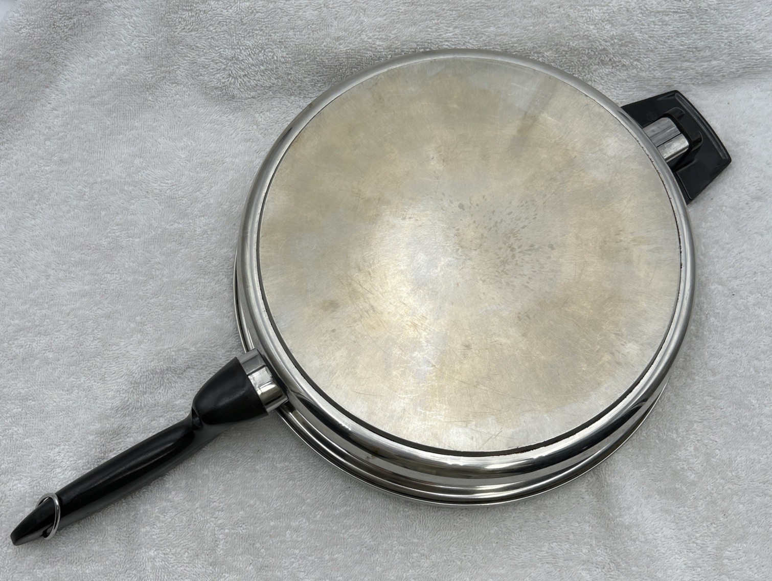 Permanent MC-2000 11″ Skillet 5 PLY Multi Core T304 Stainless Steel USA W Lid