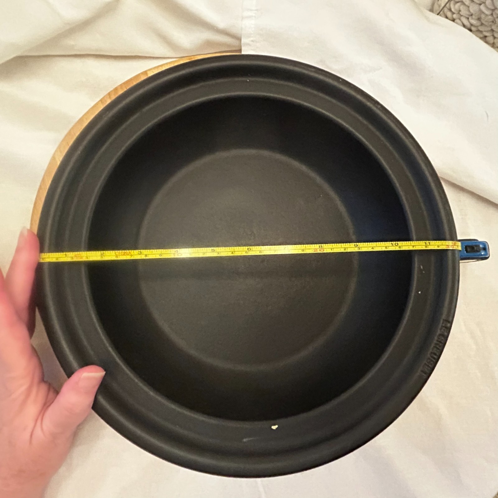RETIRED Le Creuset Tagine #27 1.5 QT Kiwi cast iron, glazed stoneware