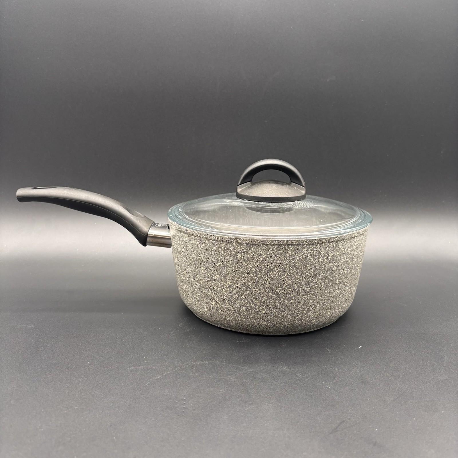 BALLARINI Nonstick Saucepan Cooking Pot 8″ Made in Italy 2.5 Quart W/glass Lid
