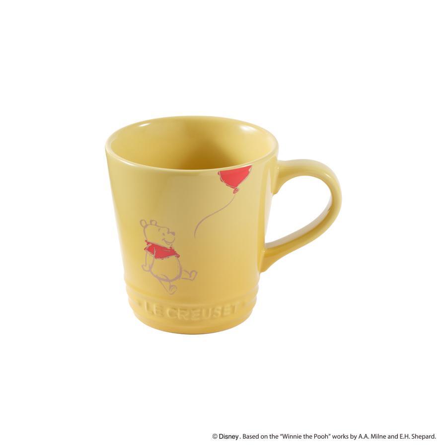 Disney Japan Winnie the Pooh Le Creuset Neo Mug Quince Yellow Stoneware New
