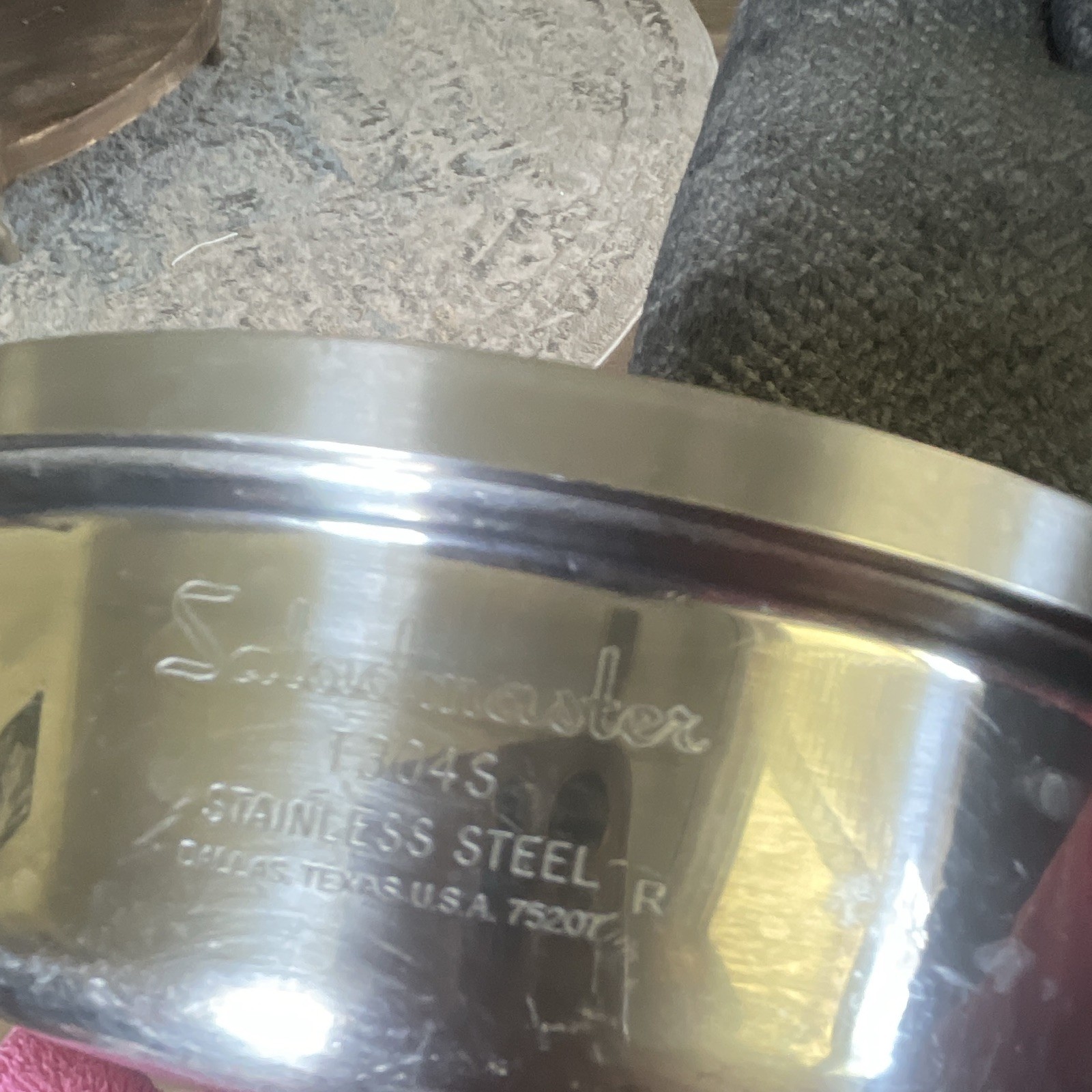 Saladmaster T304S Stainless Steel Frying Pan Long Handle Gas Electric 9in
