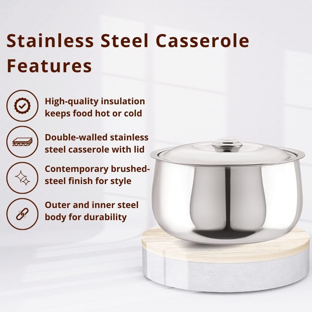 Generic Stainless Steel Casserole And Hotpot Set – Casserole Hot
