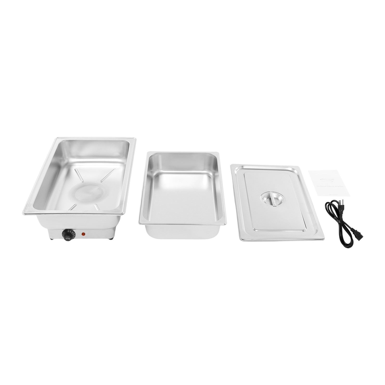 600w Catering Buffet Servers,13.5l Dining Stove,chafing Dishes For Buffet Silver