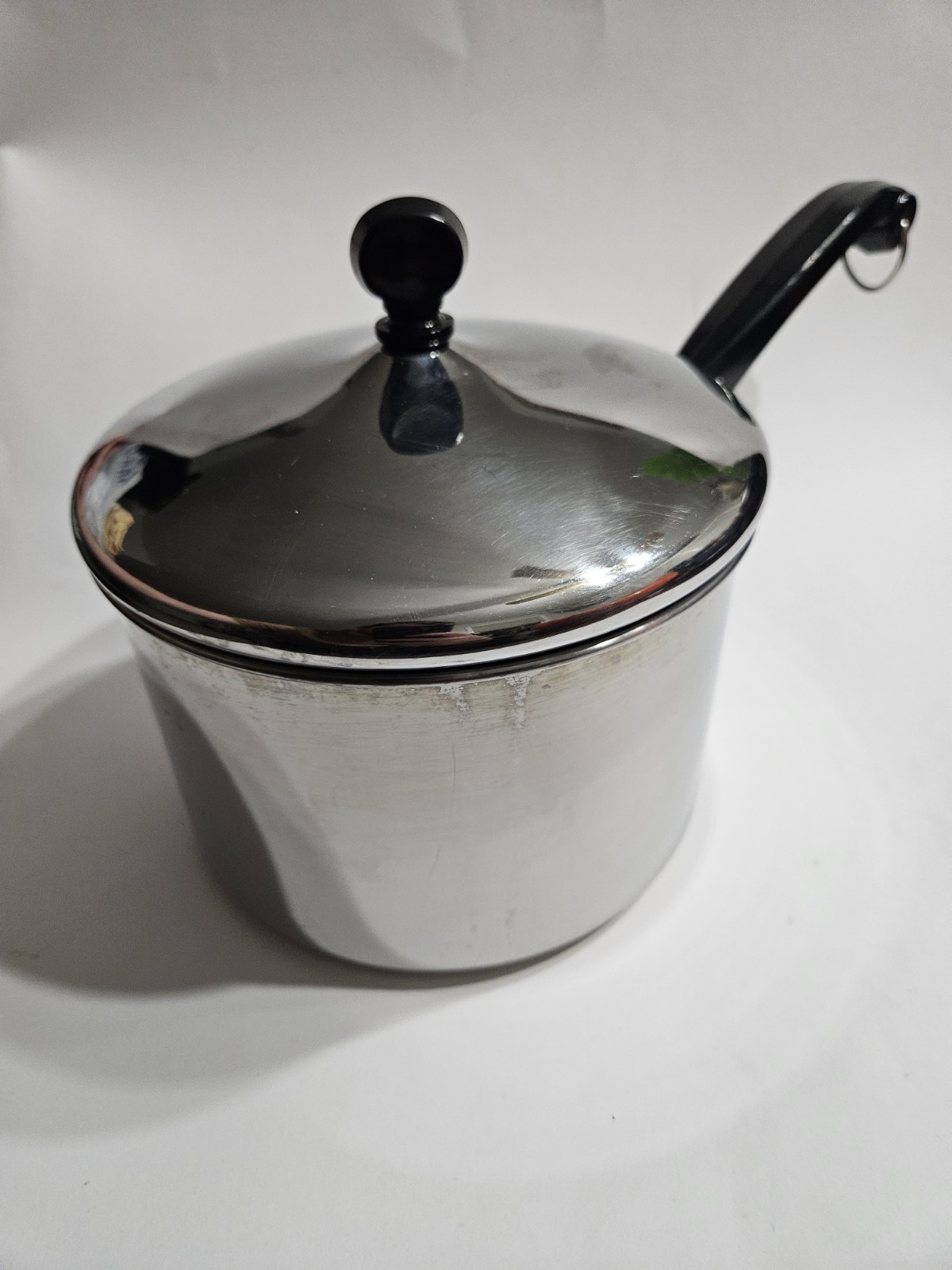 FARBERWARE 3 QT Saucepan & Lid Stainless Steel Pot Cookware Durable 21C