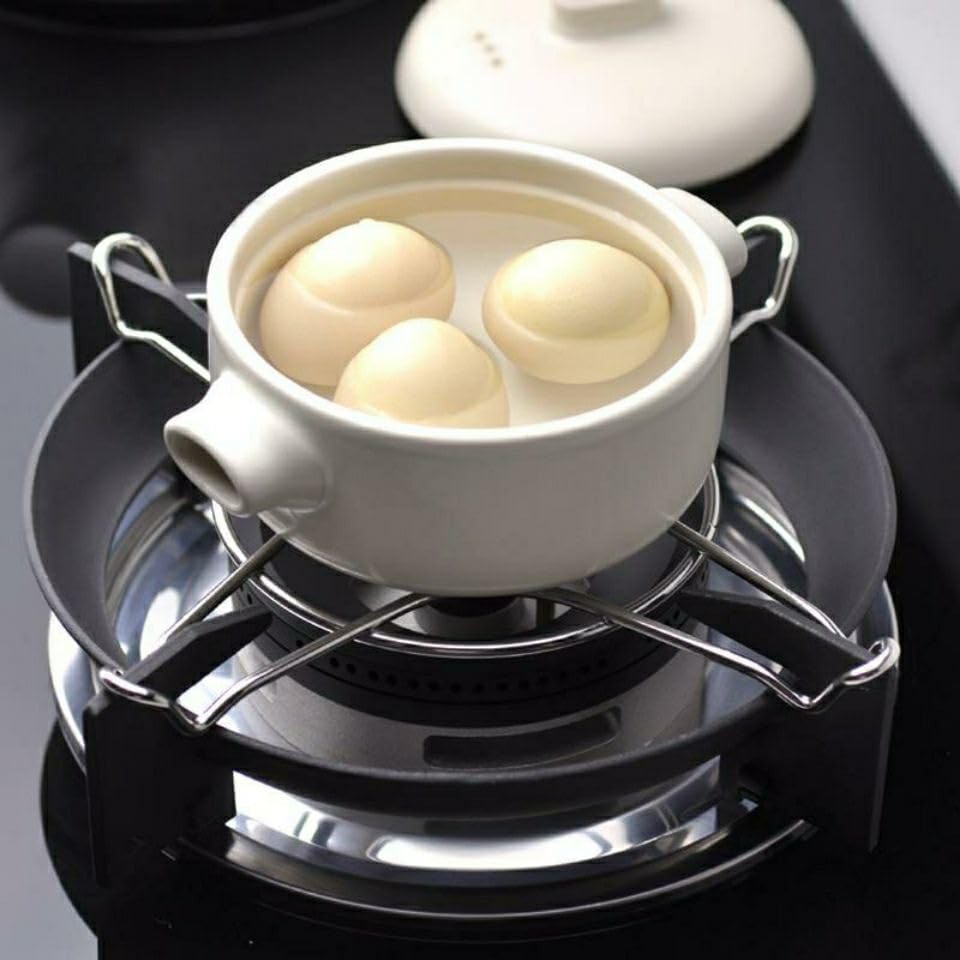 Stainless Steel Gas Ring Reducer & Heat Diffuser for Stovetop Kitchen Use