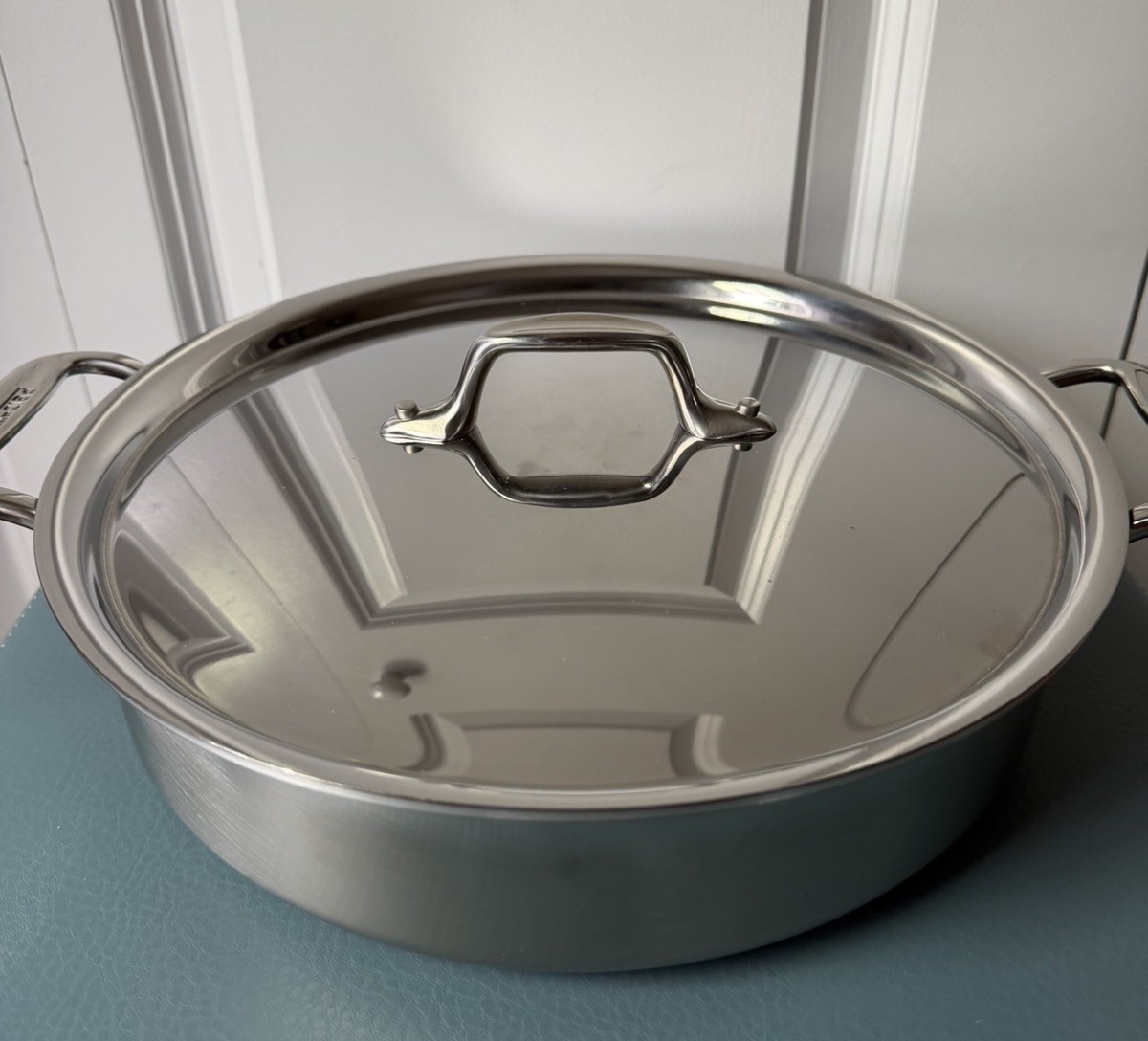 All-Clad D3 Curated 4-Qt. Stainless Steel Sauteuse Pan, New